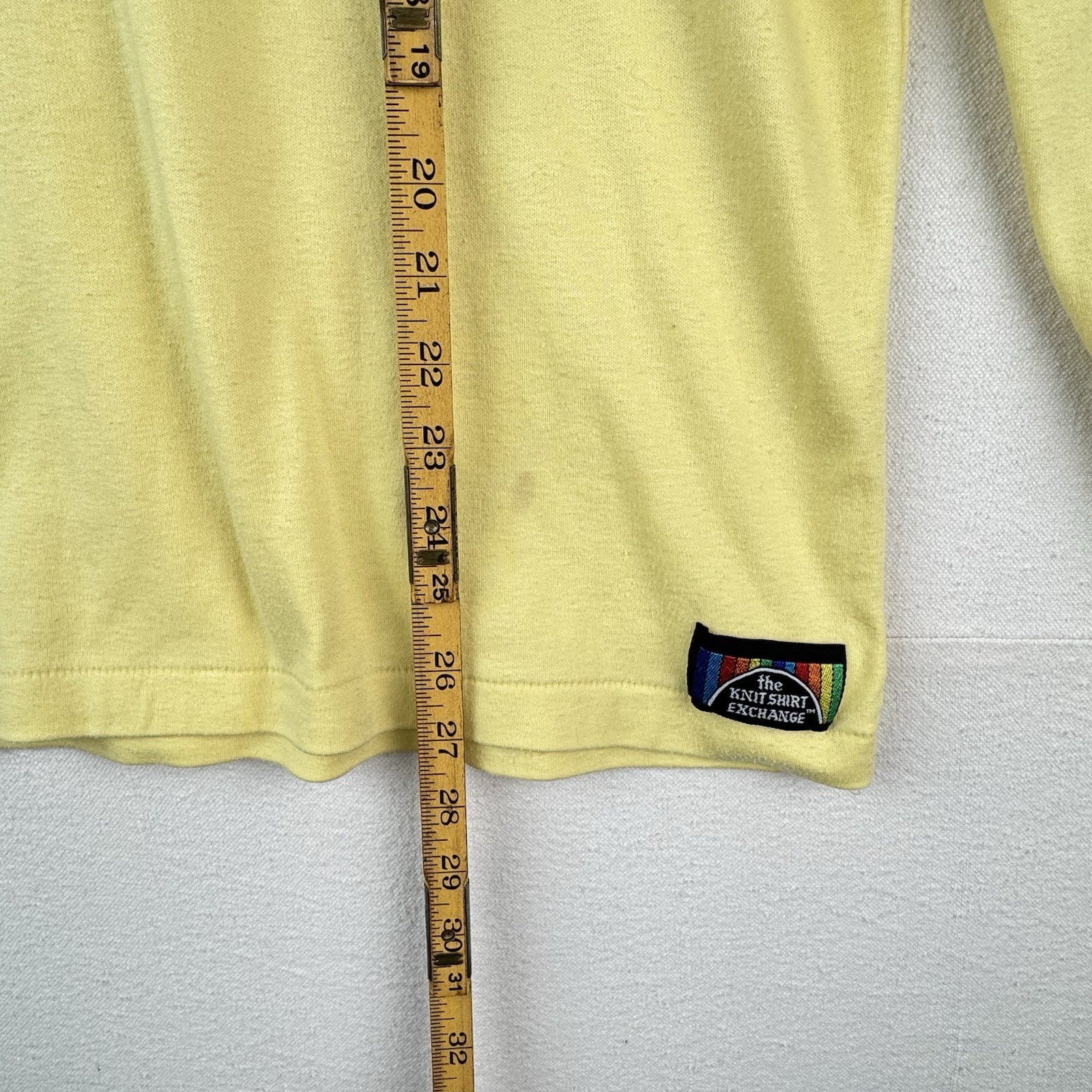 90’s Vintage Yamaha Of Camp Hill Yellow Turtleneck Unisex XL *Distressed