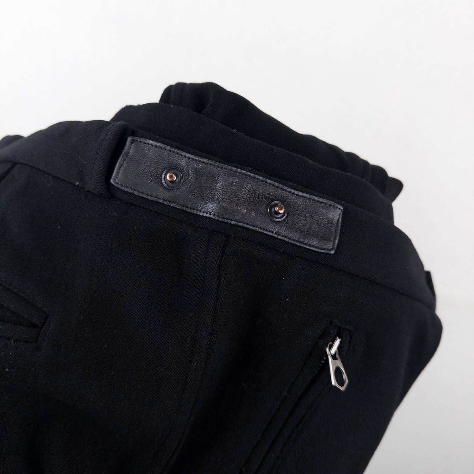 Ralph Lauren Blue Label Wool Blend Black Riding Equestrian Pants Boot Zippers 12