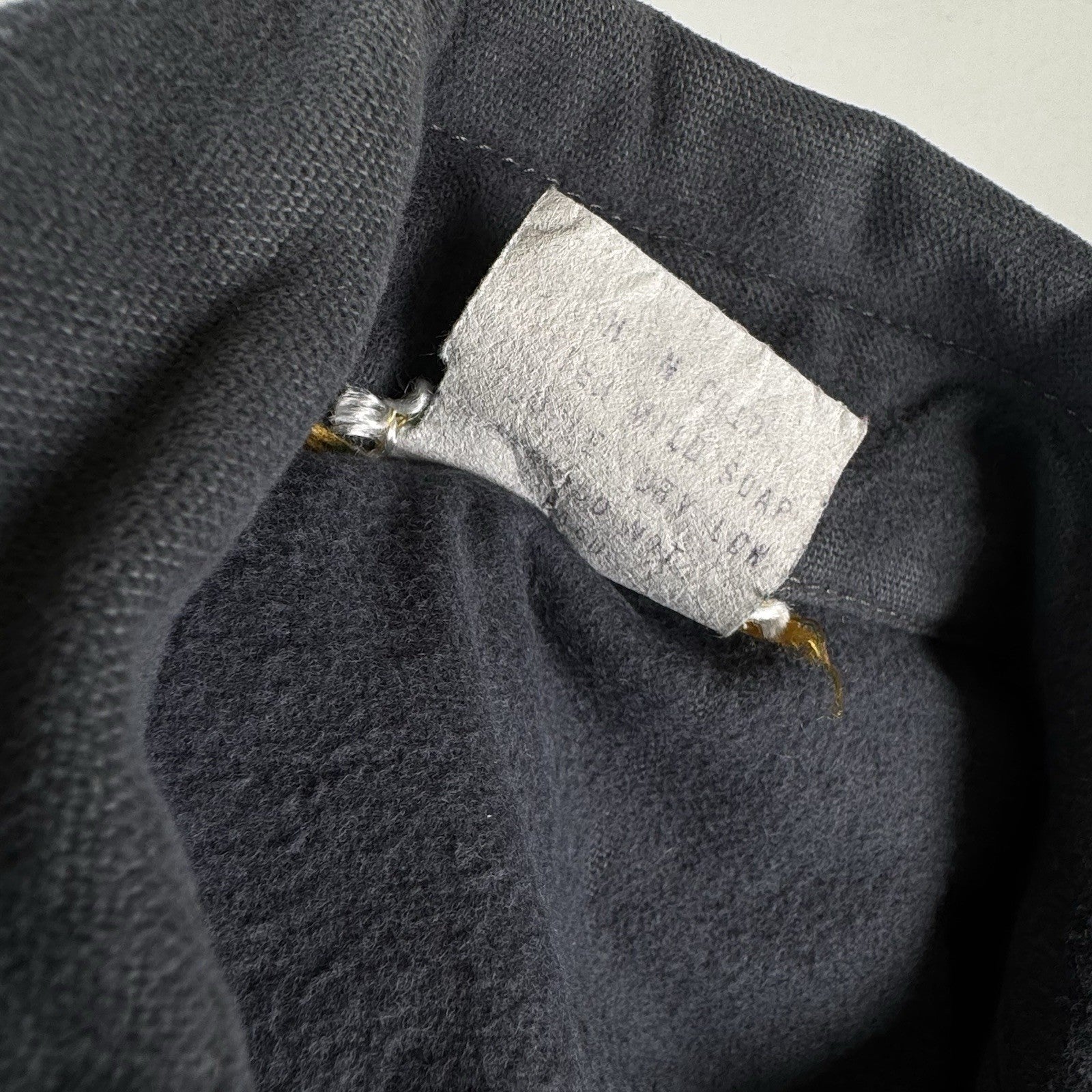 50s 60s True Vintage Ideal Gray Flannel Work Shirt Made In USA Small *Read