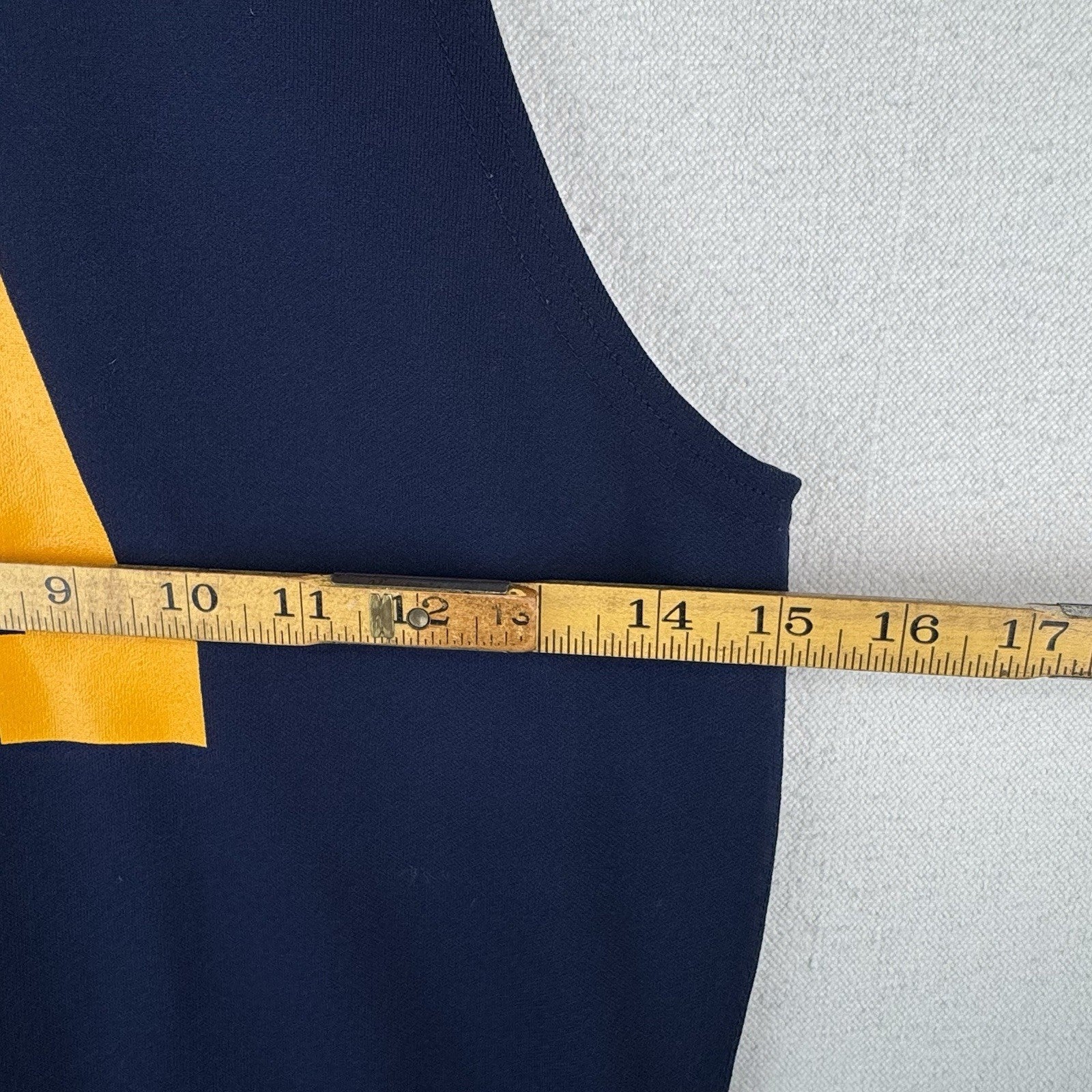 70’s 80’s Vtg Champion “A” Wrestling Singlet Adult Medium Blue Gold Made In USA