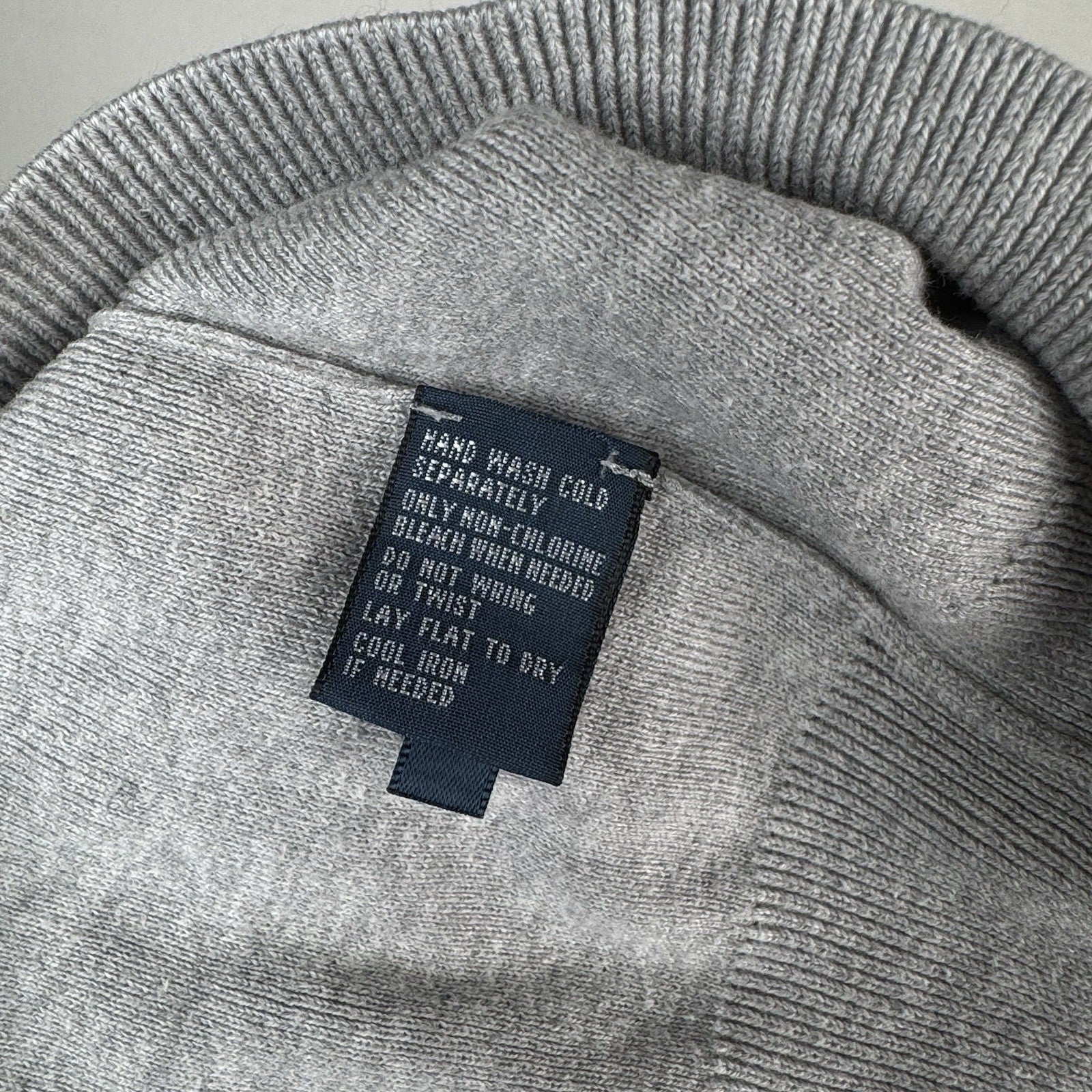 Polo Ralph Lauren Sweater Vest Men XL Regular Fit Gray Cotton Pullover V-Neck