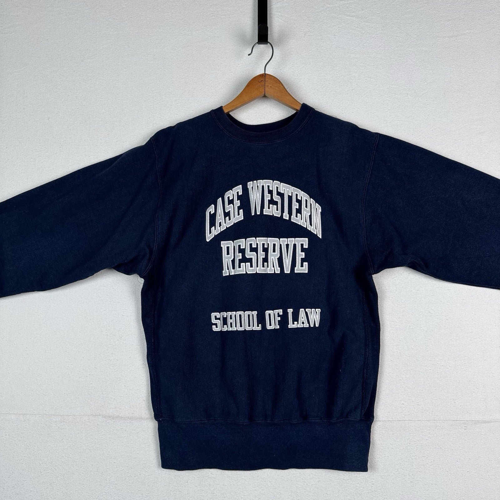 80s Case Western Law Champion Reverse Weave Sweatshirt L Tall P2P:21” Long:30”