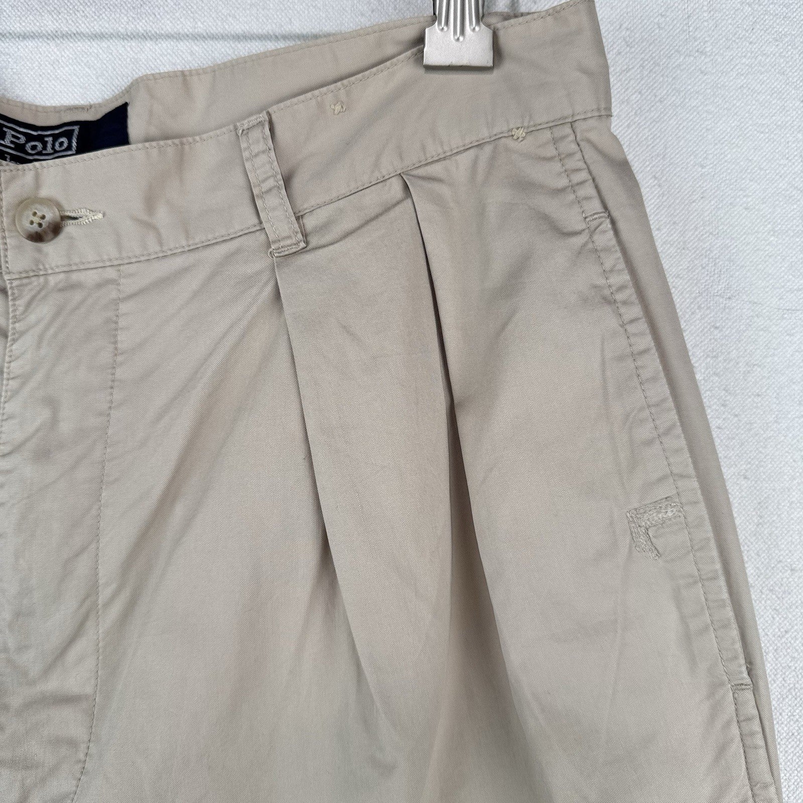 80’s Vtg Polo Ralph Lauren Andrew Lightweight Khaki Chinos 82-97 (30x30) *Read
