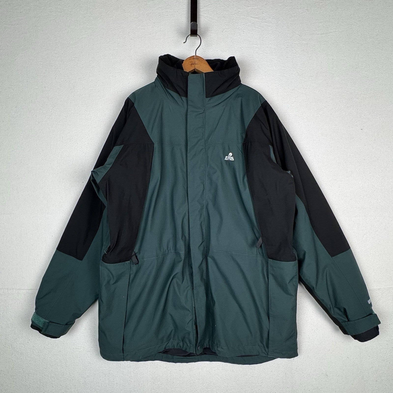 EMS Eastern Mountain Sports 3-in-1 Wet Weather Ski Jacket Fleece Base Men’s XL