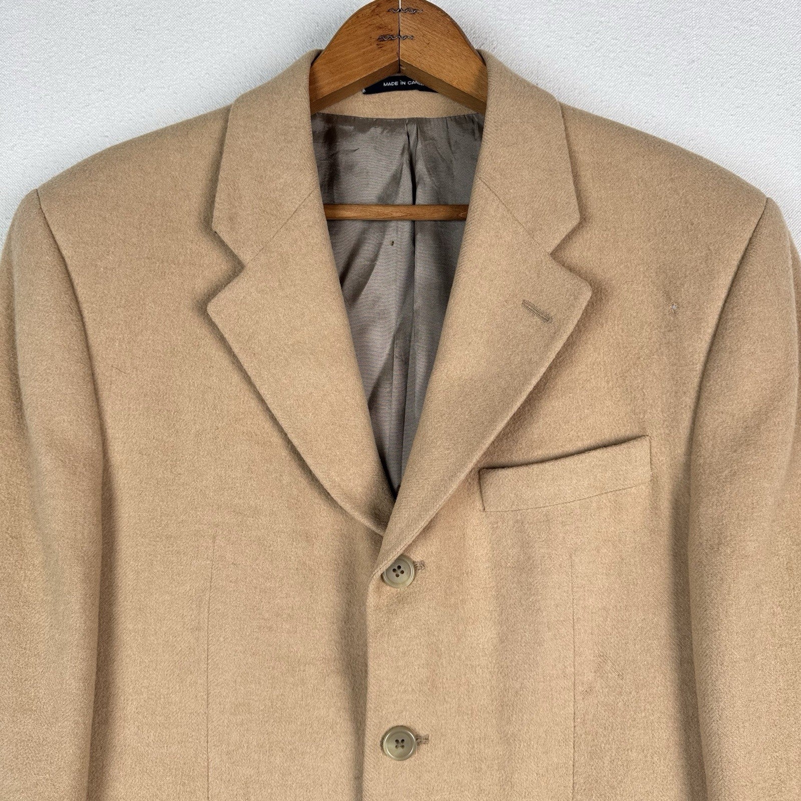 Vintage Ralph by Ralph Lauren Men’s 40R Camel Hair Sport Coat Blazer Tan