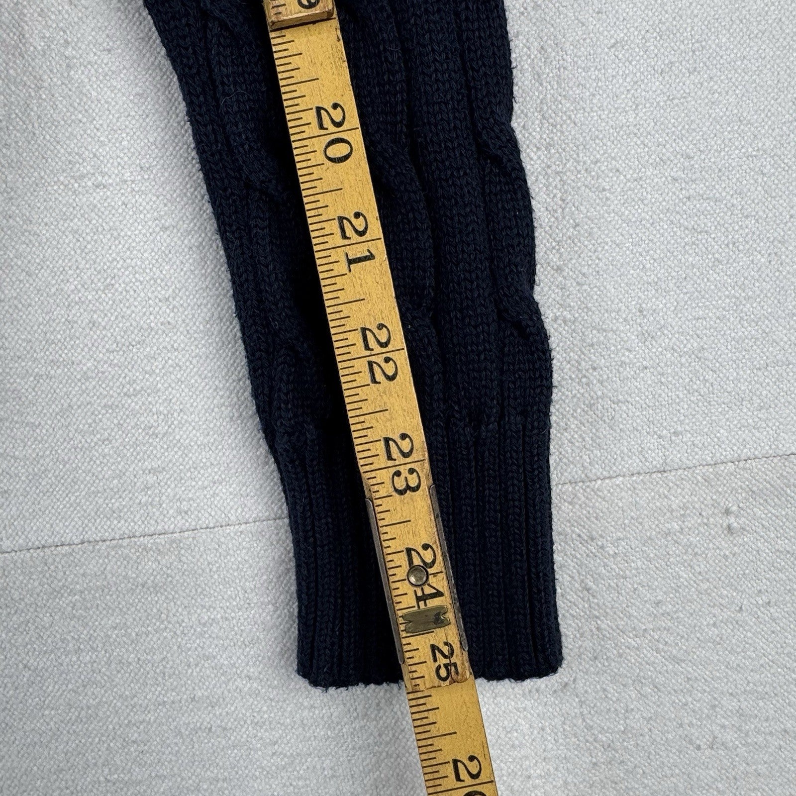 Polo Ralph Lauren Women’s Large Cable Knit Sweater Cotton Navy Blue