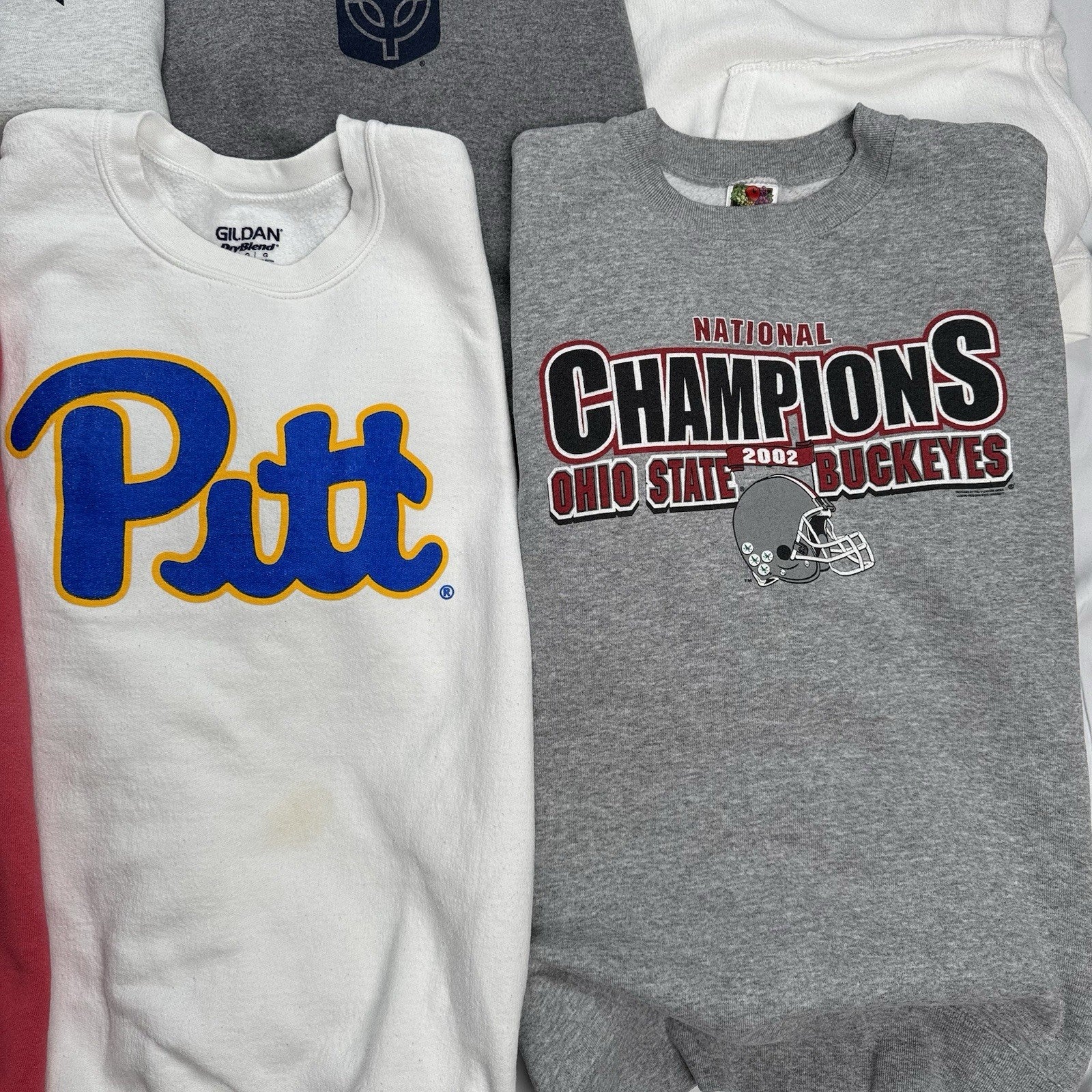 Lot of 12 Vintage Sweatshirts Wholesale Box S,M,L,XL, 3XL