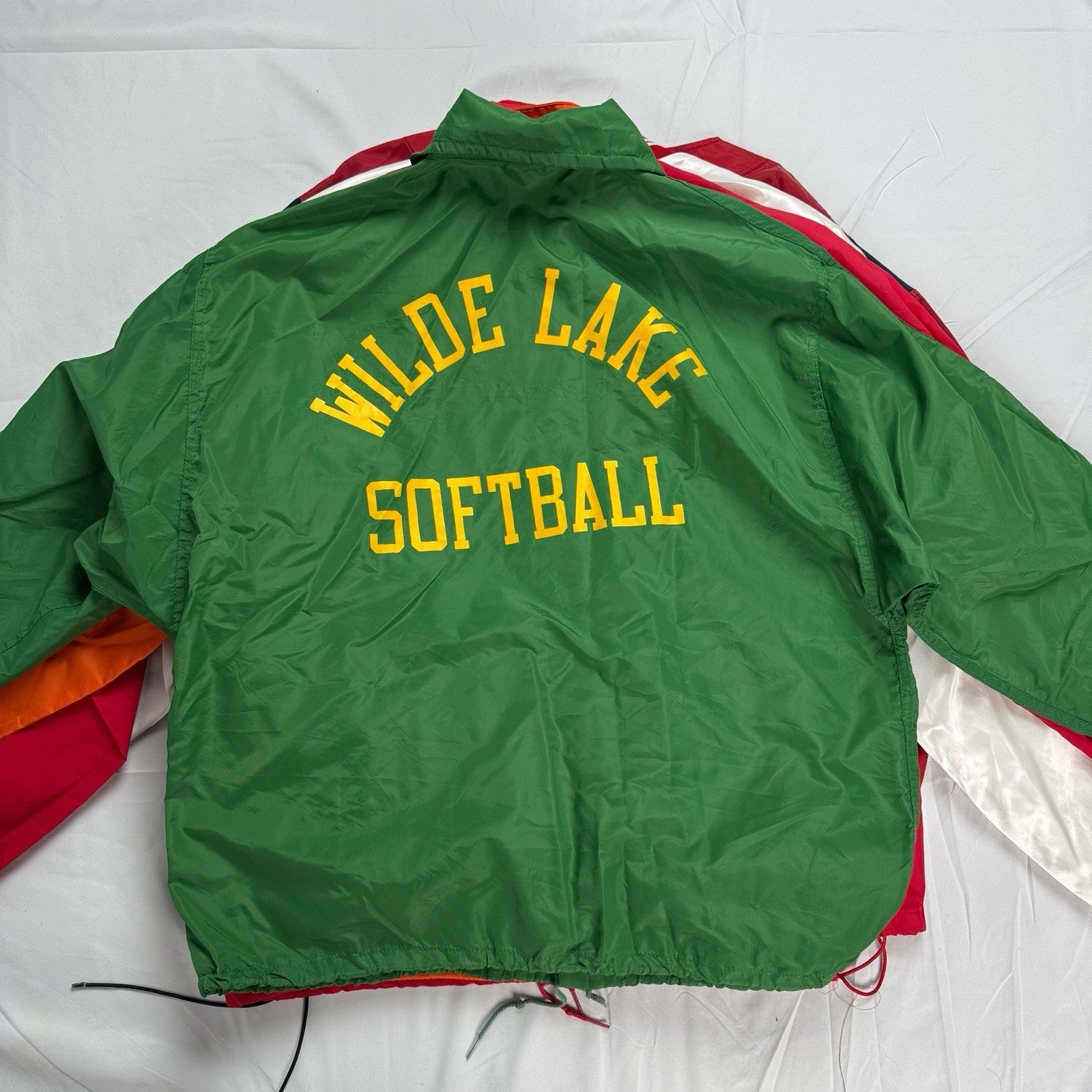 Lot of 10 Vintage 80s, 90s, 00s Windbreaker & Jacket Wholesale Box S,M,L,XL,2XL