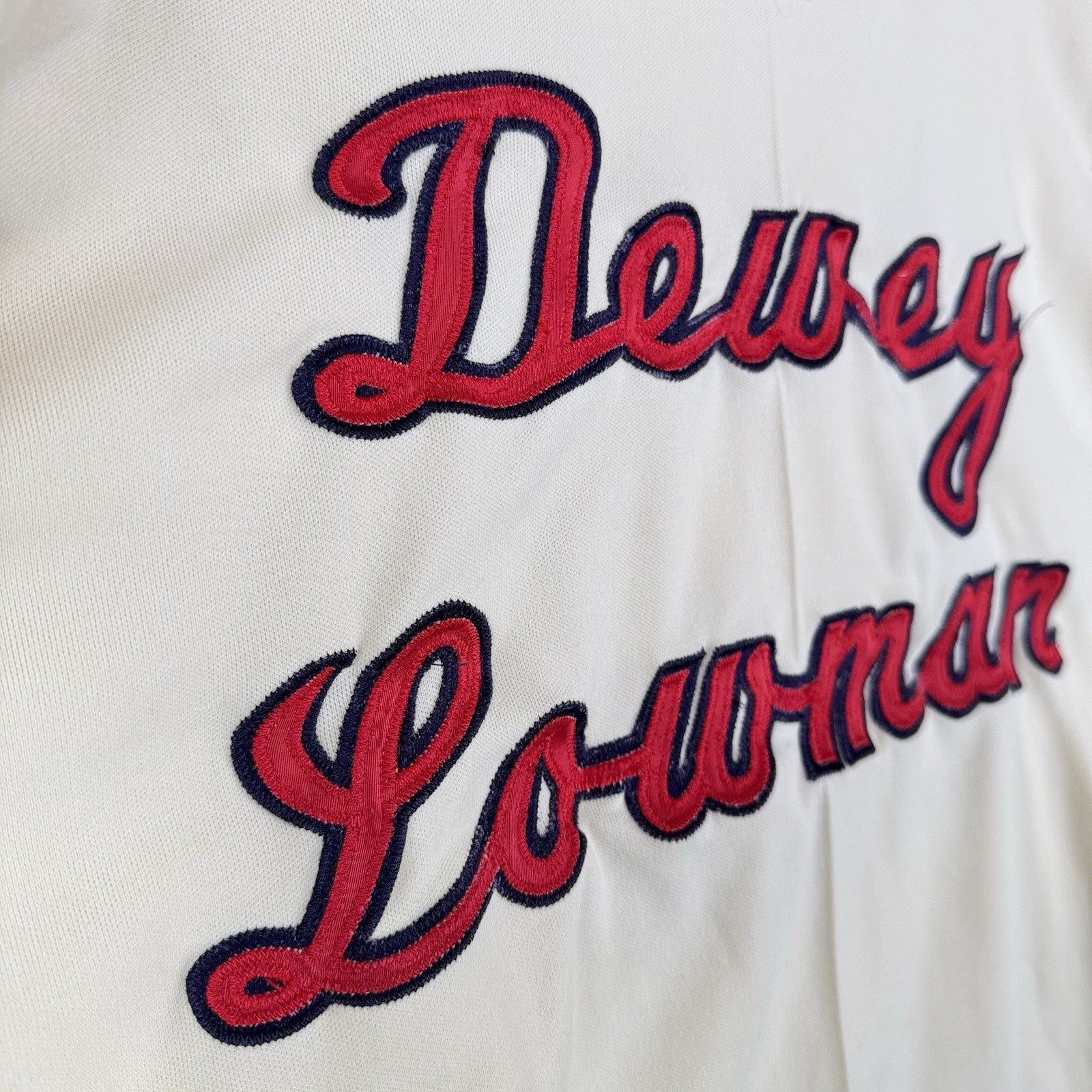 70’s Vtg Dewey Lowman American Legion Baseball Jersey Men’s L 42 Made USA *Read