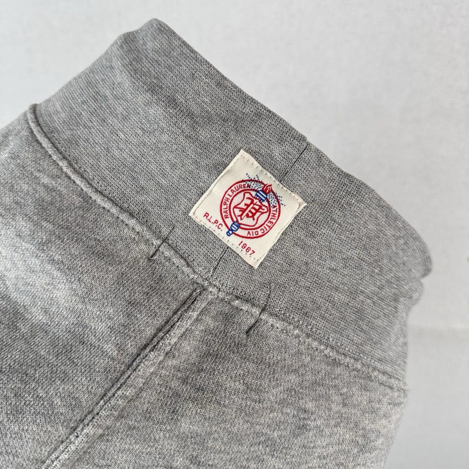 Polo Ralph Lauren Heather Grey Athletic Division 9" Fleece Sweat Shorts Men's M