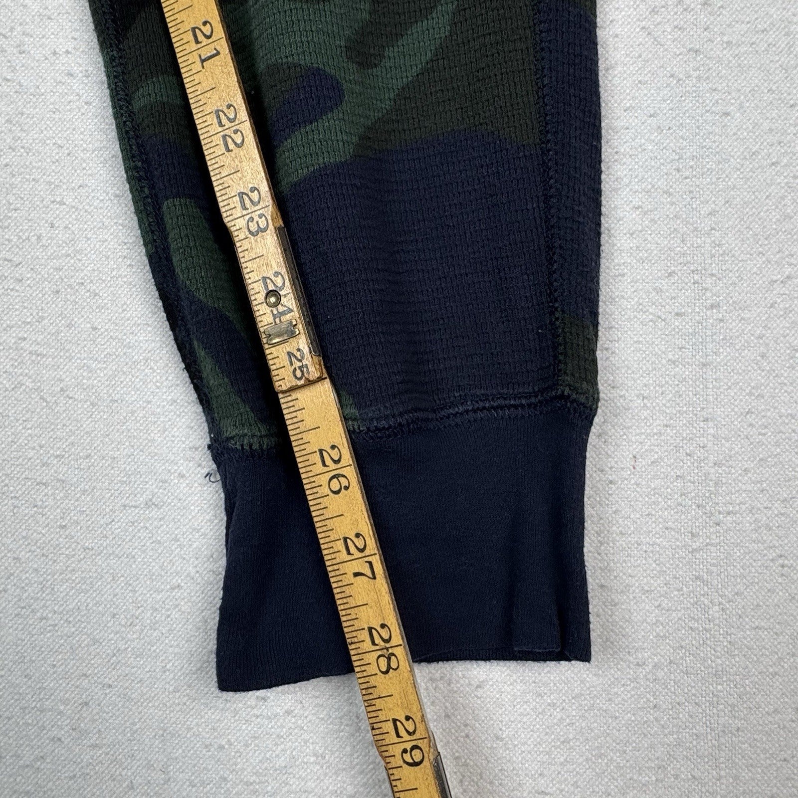 Polo Ralph Lauren Men's Navy Camo Waffle Knit Thermal Sleep Jogger Pants Large L