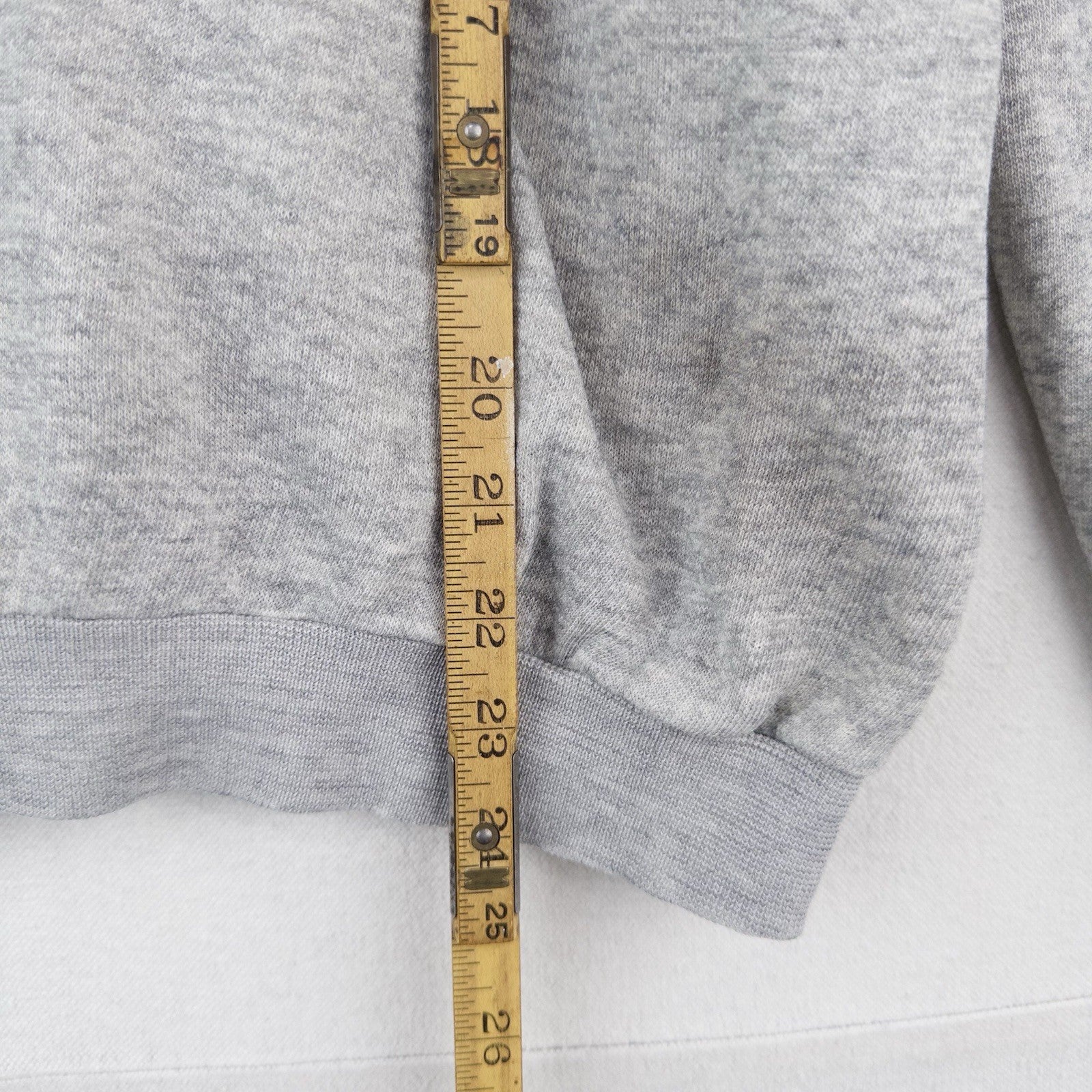 70’s Vtg Champion Skipper Collar Pullover Thin Sweatshirt M (42) Gray *No Tag