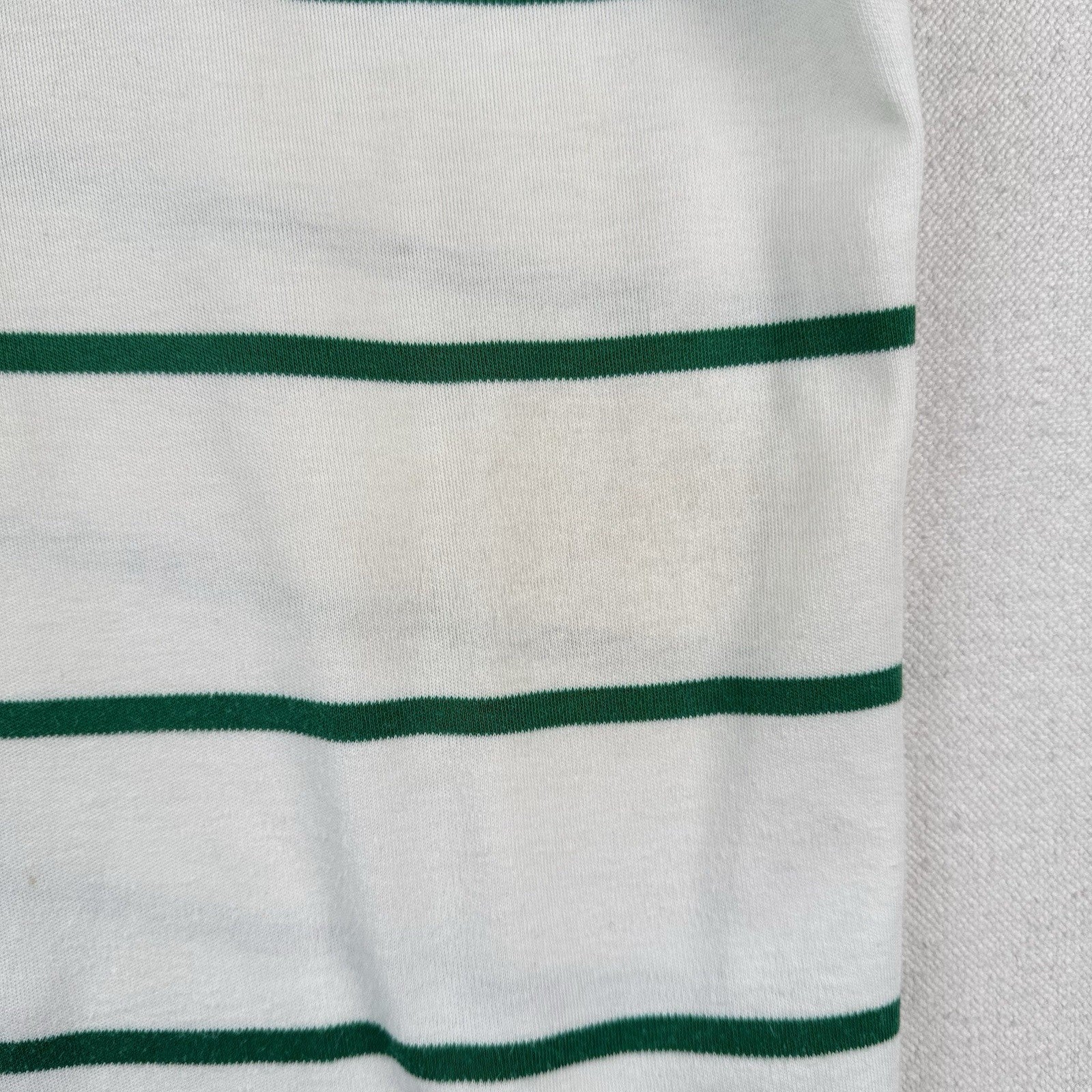 Vintage Polo Ralph Lauren Men’s Large Masters Golf Green White Stripe Shirt