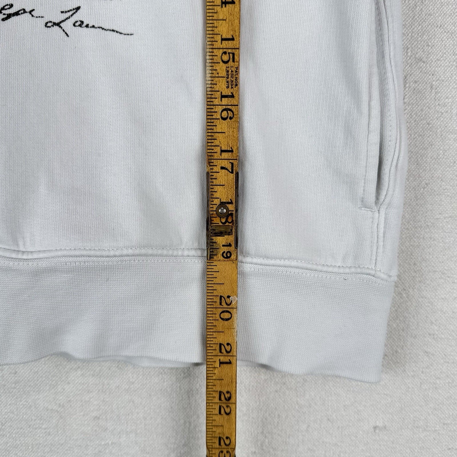 Polo Ralph Lauren Kids L 14-16 Polo Bear Colorblock Fleece Hoodie White *Read