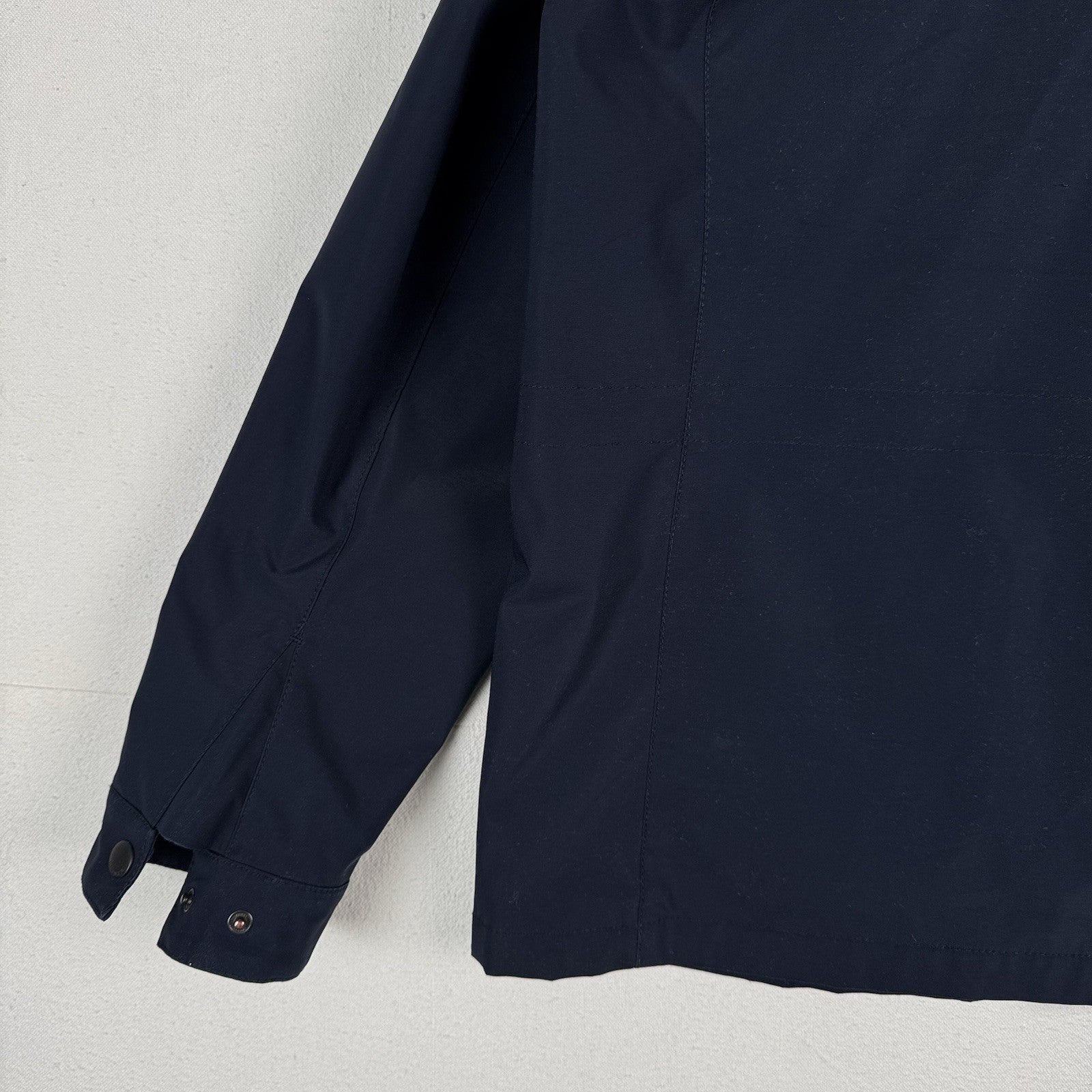 Tommy Hilfiger Men's XL Lightweight Jacket Water & Wind Resistant Blue w/Hood