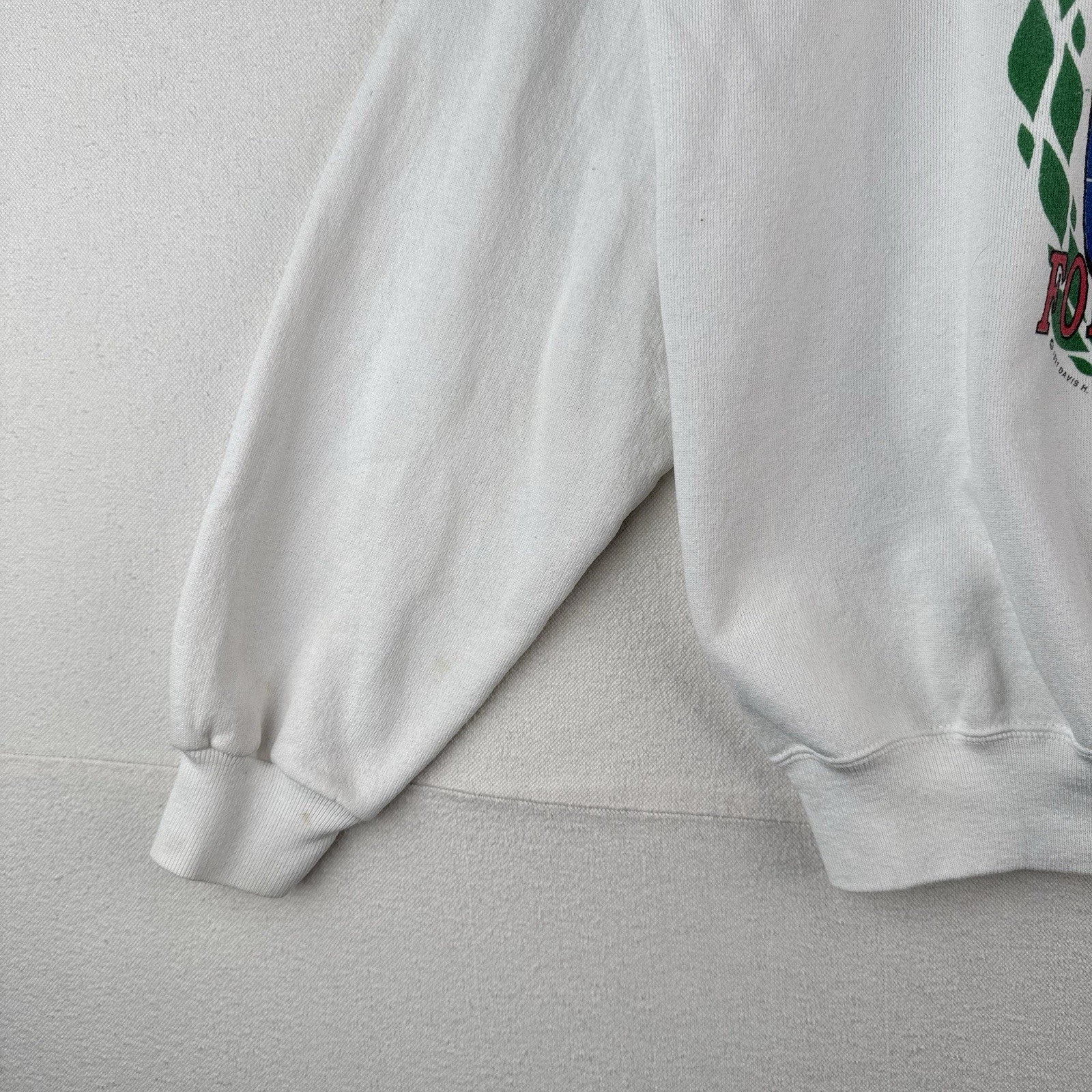 90’s Vintage Operation Desert Storm Sweatshirt Mens XL White Eagle Made USA