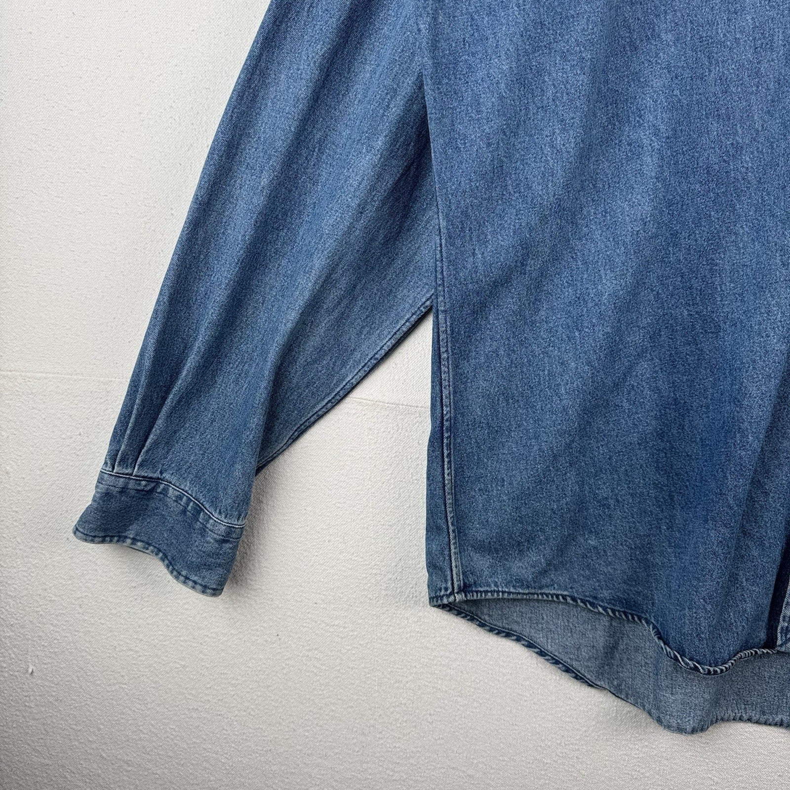 90’sVtg Ralph Lauren Heavy Denim Shirt Men's 2XL Classic Fit Pocket Button Down