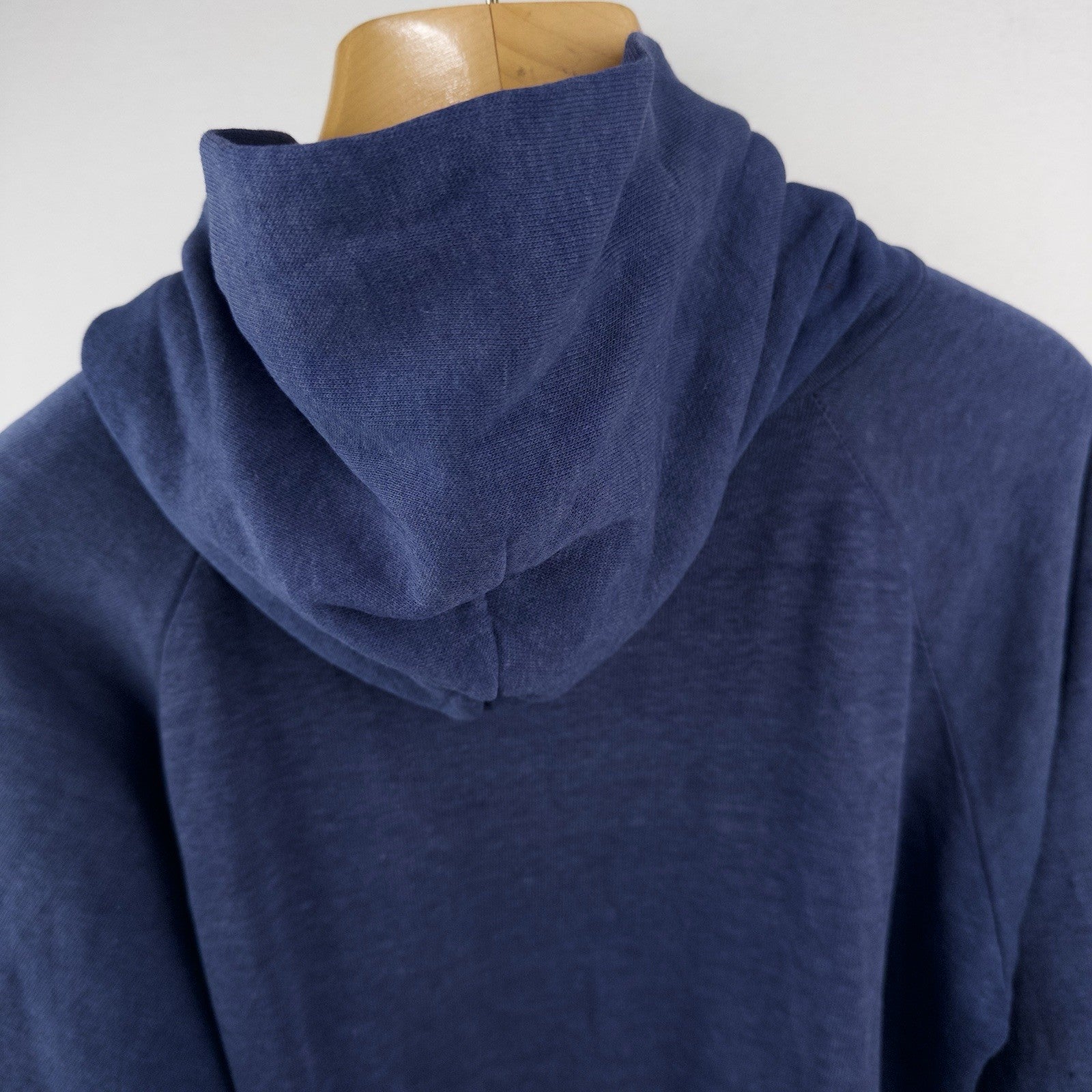 70’s Vtg Gross Galesburg Blue Zip Up Hoodie S Sweatshirt Made USA Carhartt *Read