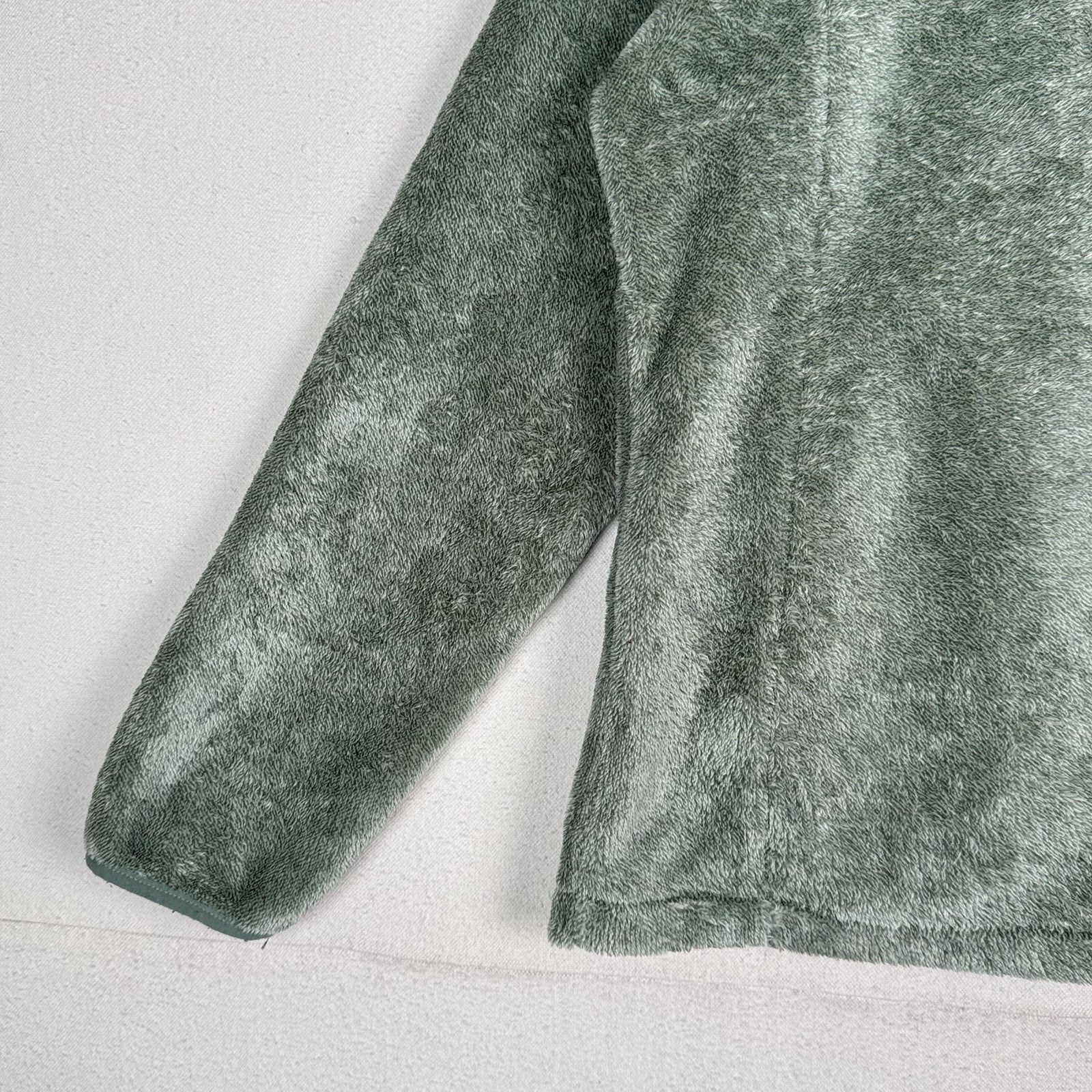 Gerry Women’s Everest Sherpa Fleece Jacket Full Zip Sea Green Large
