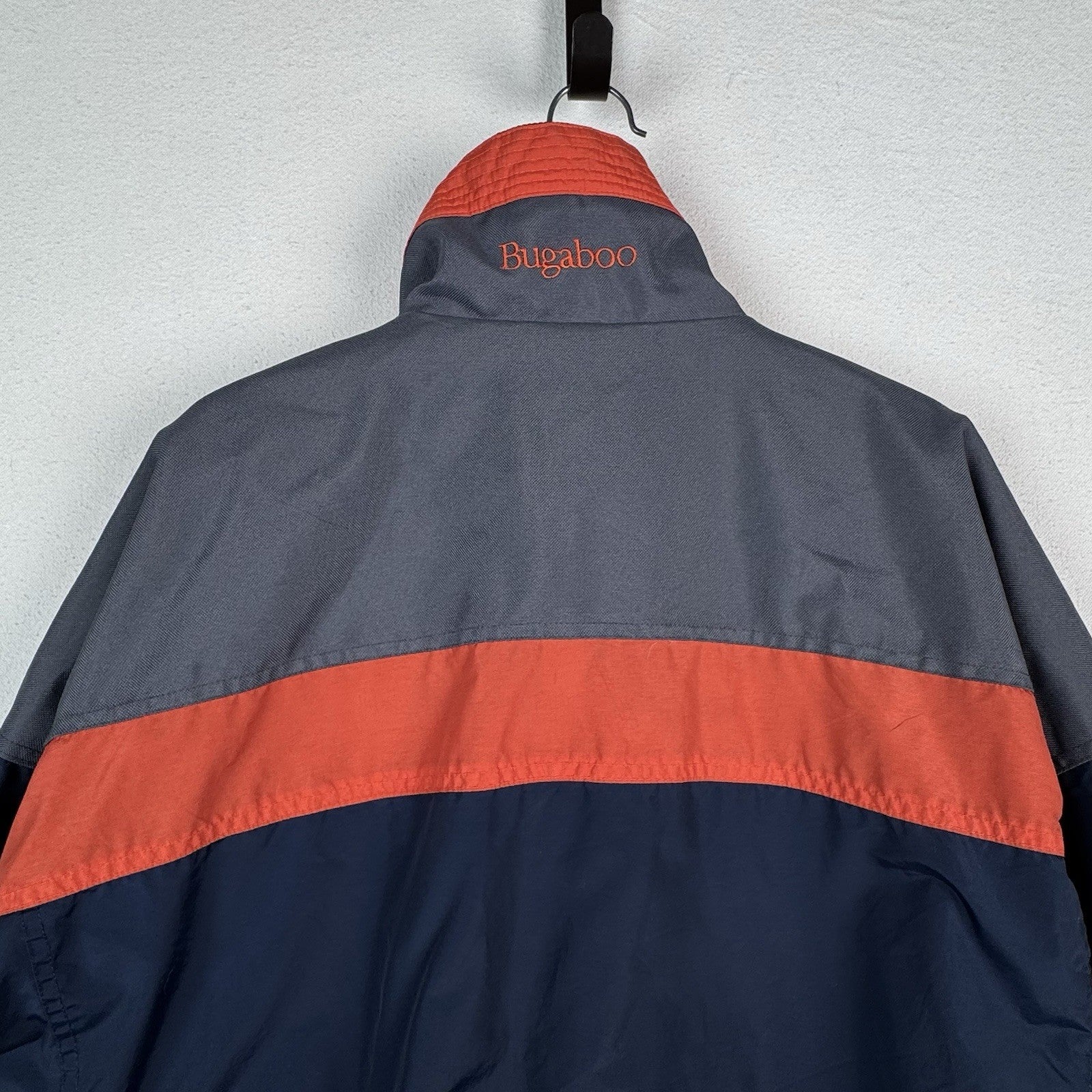 Vtg 90’s Columbia Bugaboo Jacket Men’s M Full Zip Blue Gray Orange *Shell Only