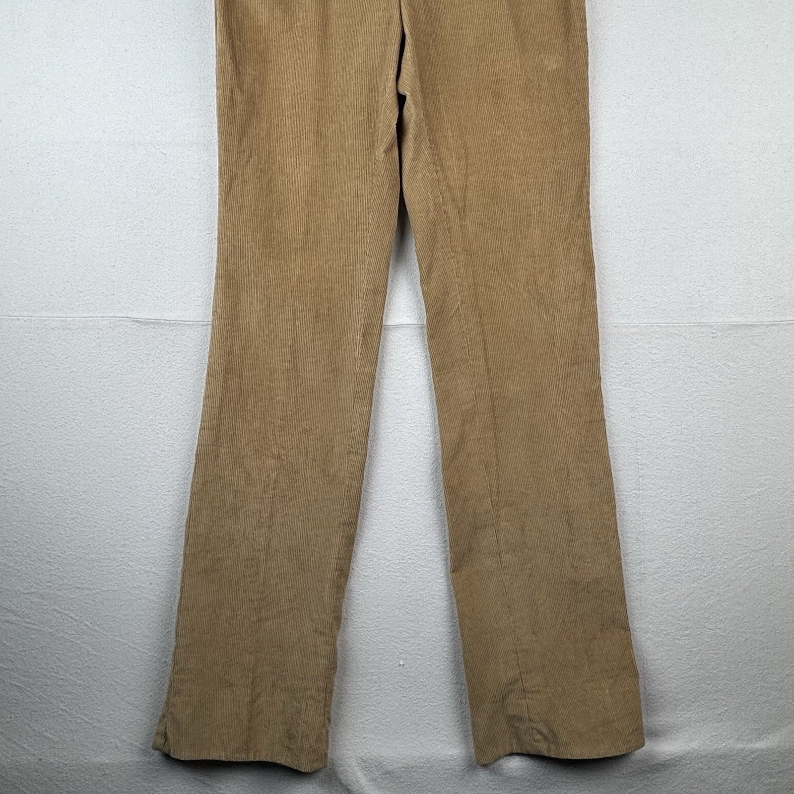 70's Vtg Wrangler Corduroy Pants Men's 34 (Fits32x36) Tan Bootcut Western USA