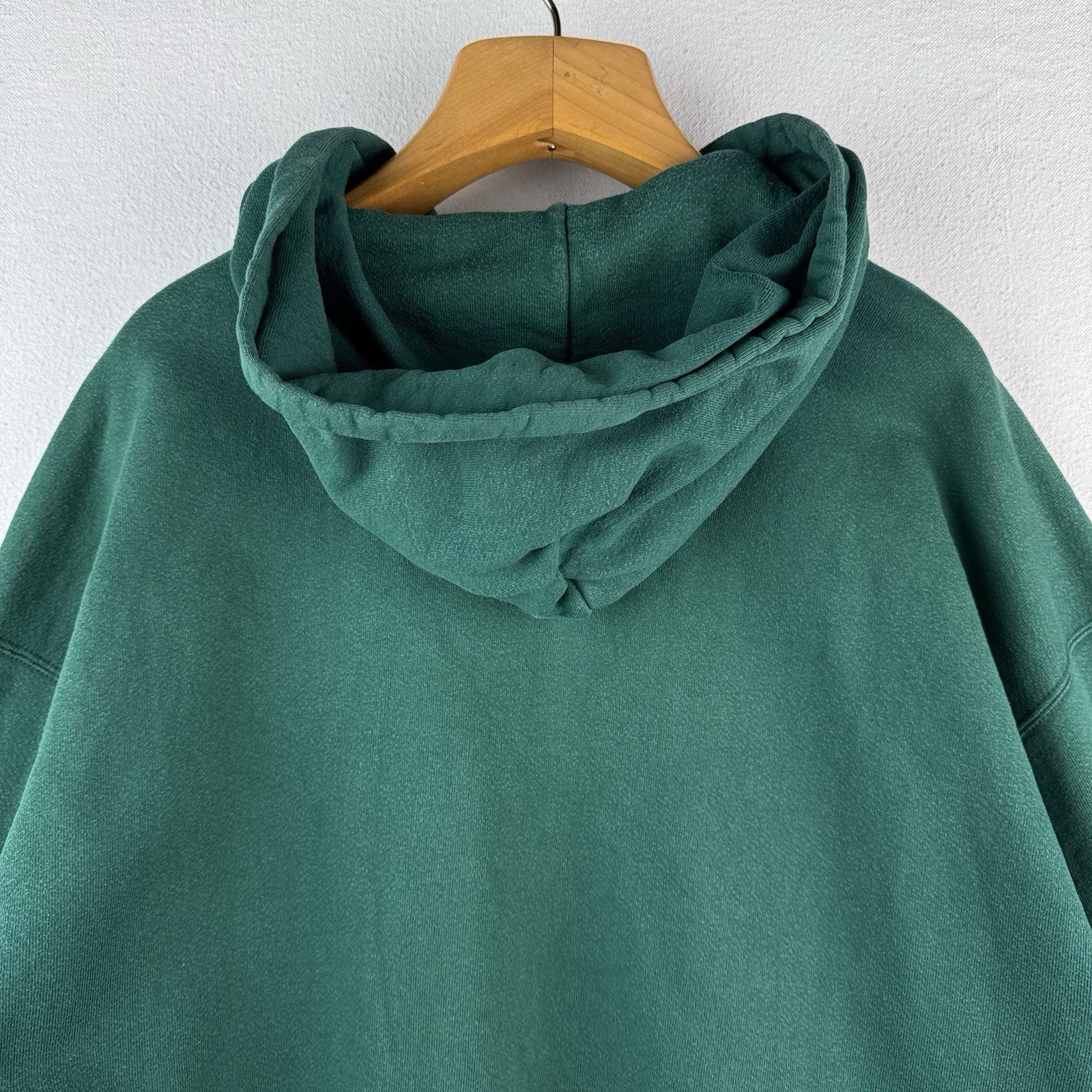 80’s Vtg L.L. Bean Russell Athletic Mens 2XLT Tall Green Split Pocket Hoodie USA