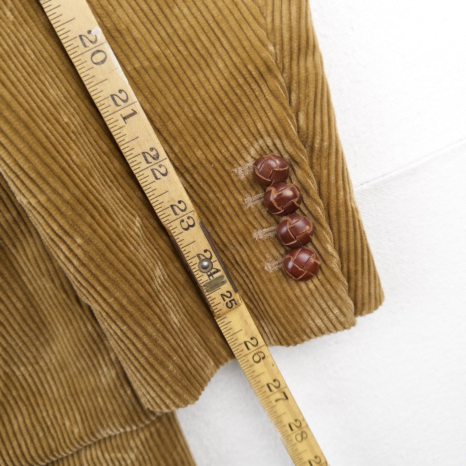90’s Polo Ralph Lauren RL67 Corduroy Jacket Coat Blazer Tobacco Tan Men’s L (44)