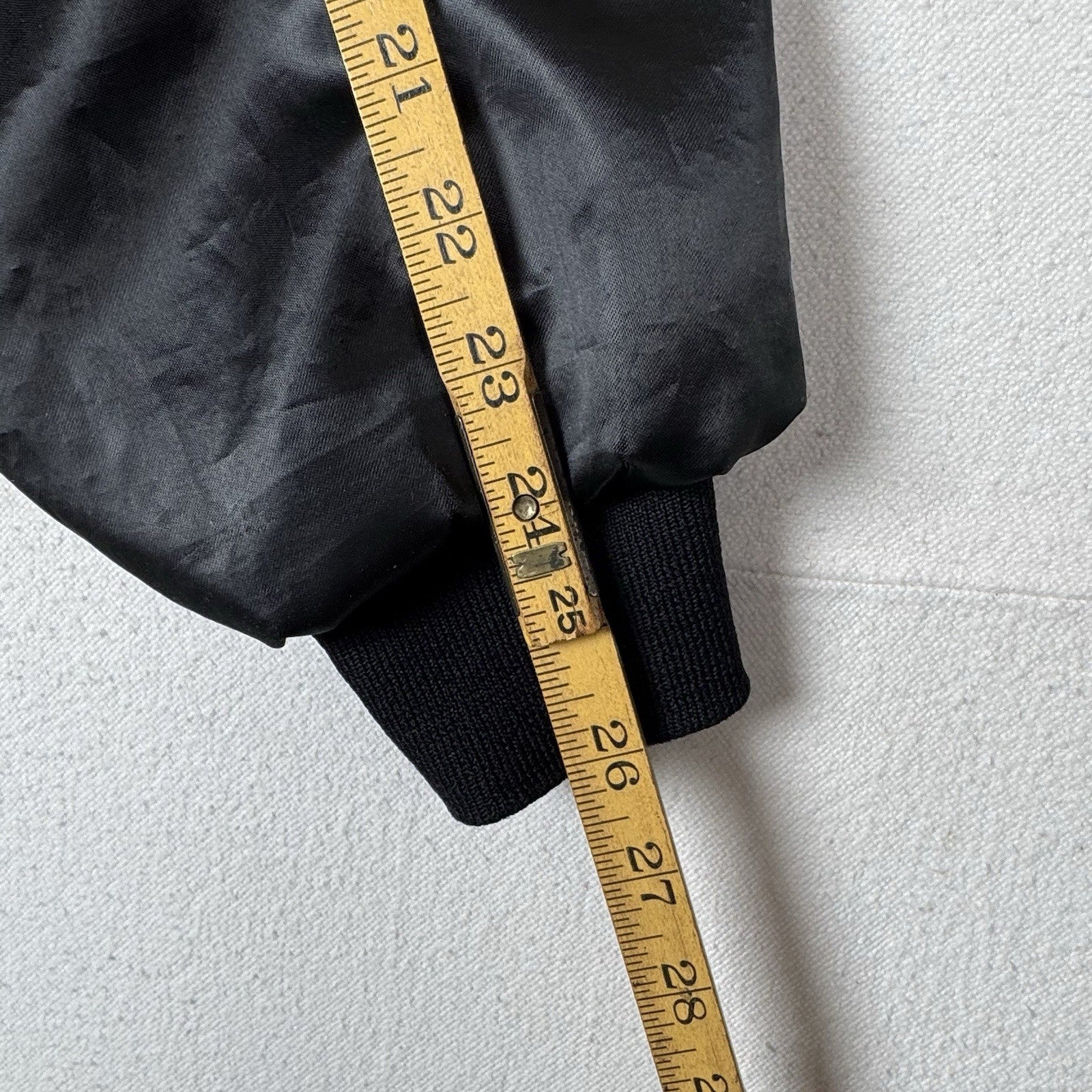 Vtg United Brotherhood Of Carpenters Local 212 XL Black Satin Jacket Made In USA