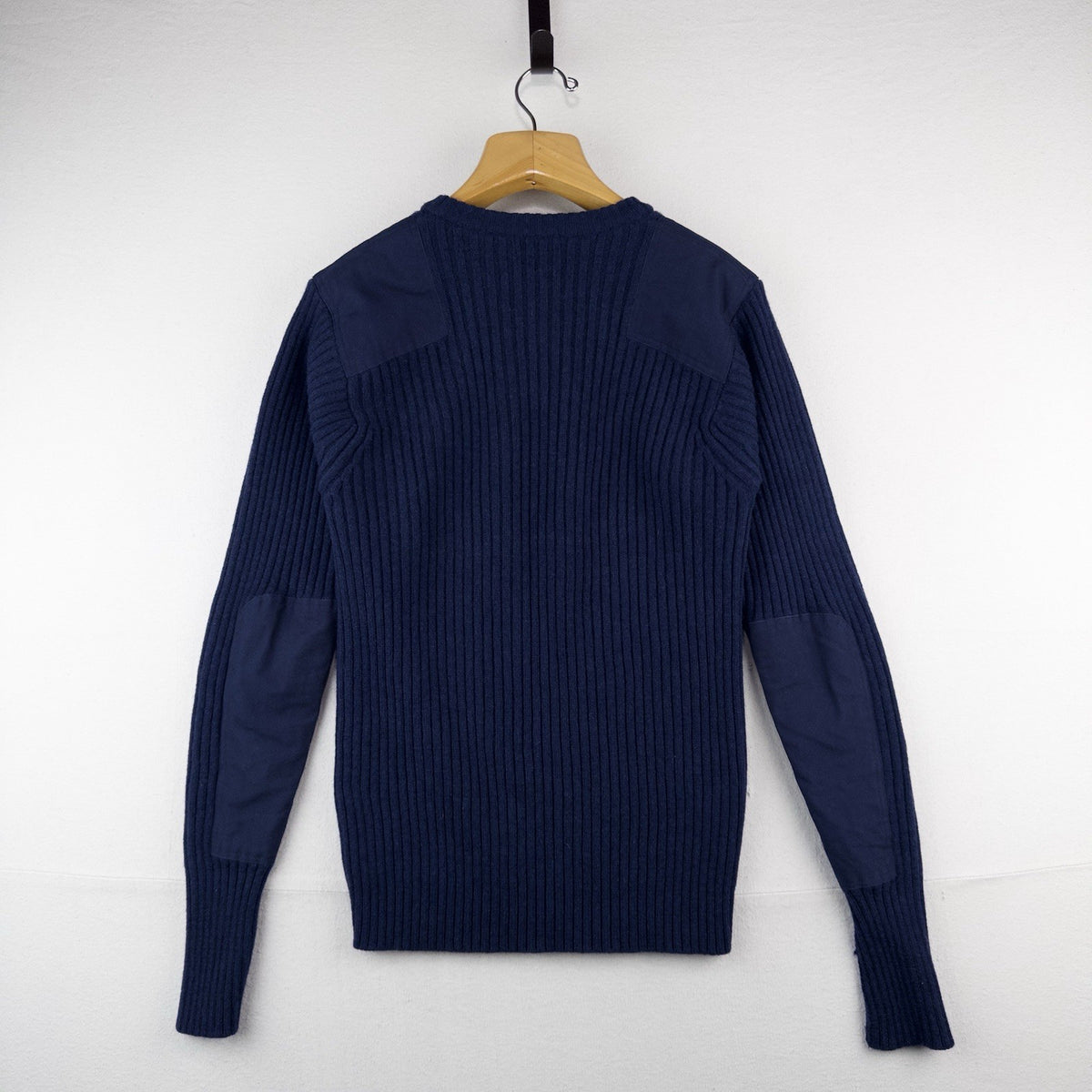 L.L. Bean Commando Merino Lambs Wool Crew Neck Sweater Navy Blue Men’s XL
