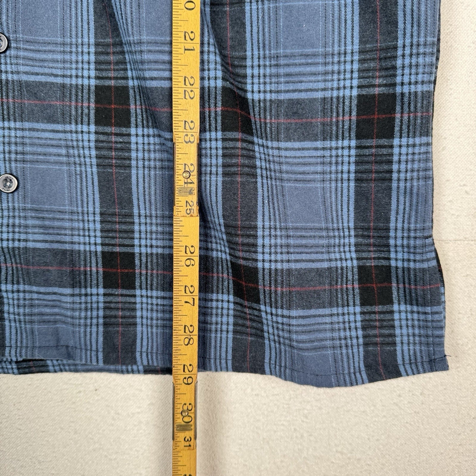 Vertx Canyon River Flannel Blue Ridge Plaid Men’s Large L Tactical Shirt