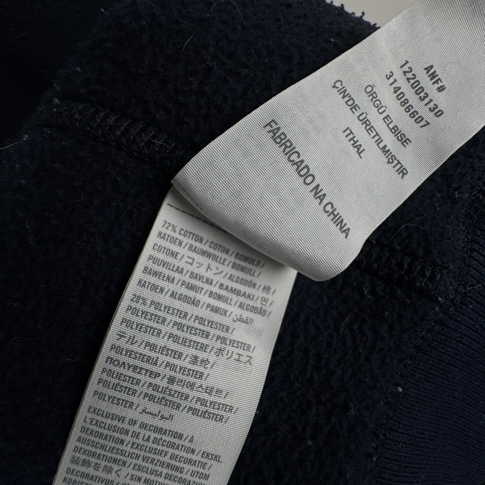 Vintage Abercrombie & Fitch Varsity Zip Up Jacket Mens Large Blue Muscle Fit ‘54