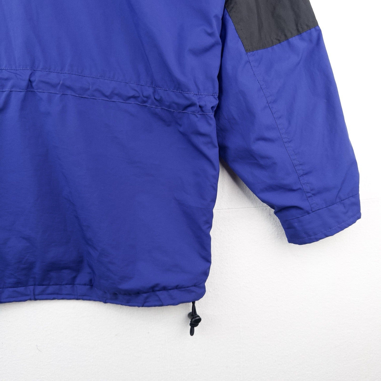 90’s Vtg The North Face Mens S Royal Blue Black Hydrenaline Packable Hood Jacket