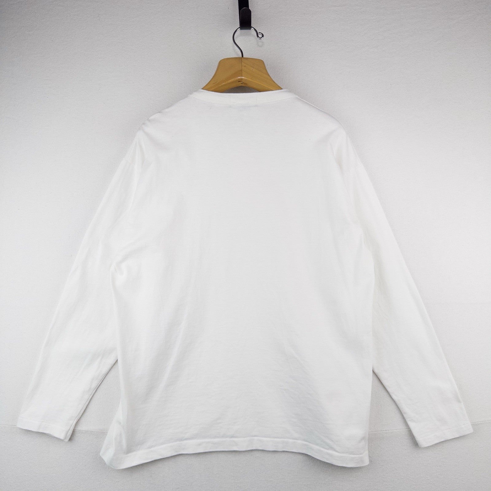 80’s Vtg Polo Ralph Lauren Henley Shirt Men’s L White Long Sleeve Made In USA