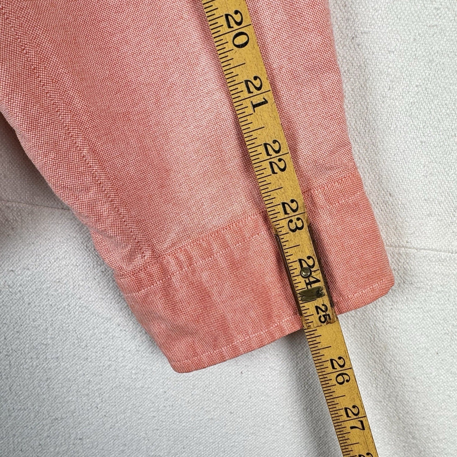 Ralph Lauren Long Sleeve Men’s Large Button Down Shirt Peach