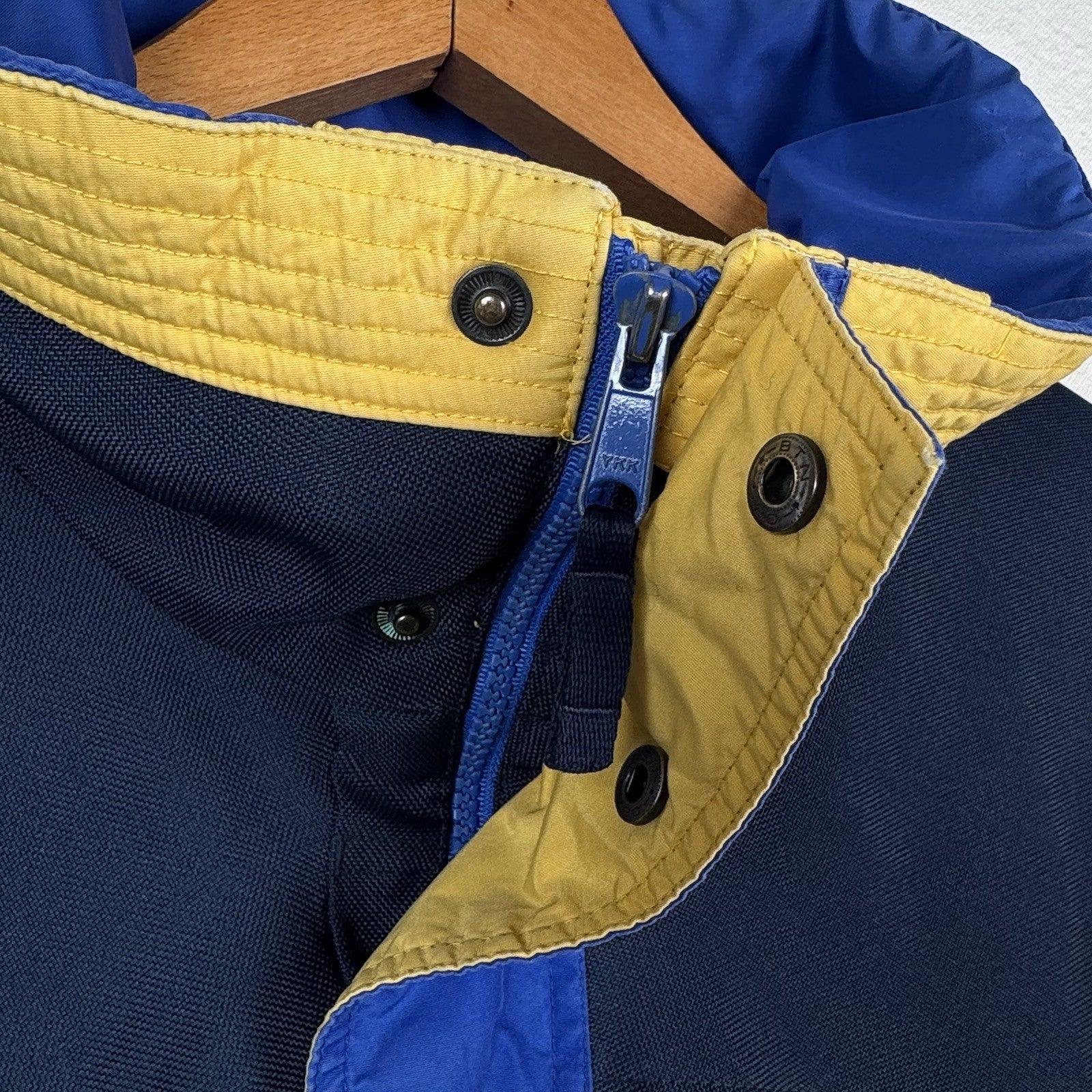 Columbia Bugaboo Jacket Men Size XL Full Zip Blue Yellow - Outer Shell Only