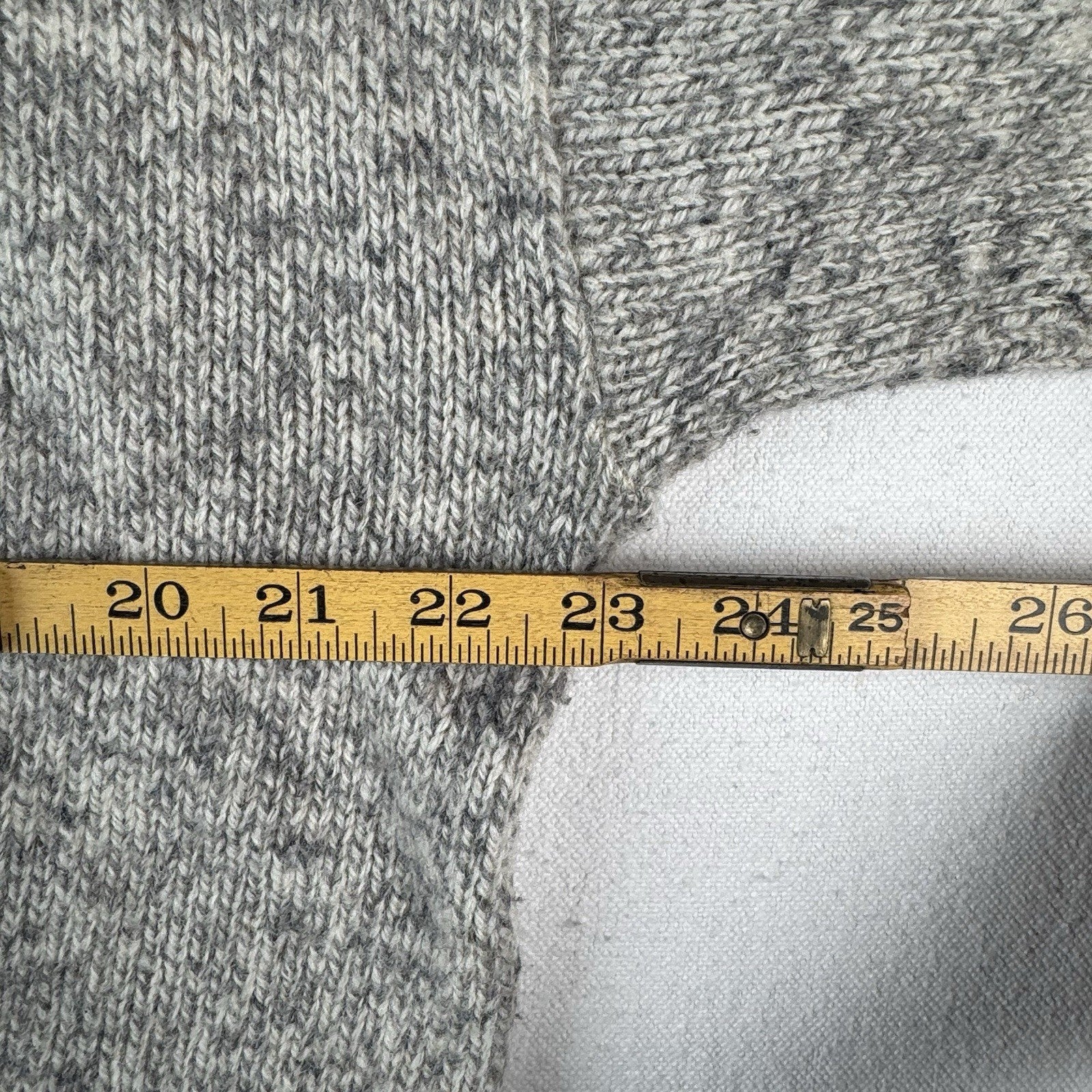 90’s Vintage Eddie Bauer 100% Wool Men's XL Crewneck Sweater Beige/Gray