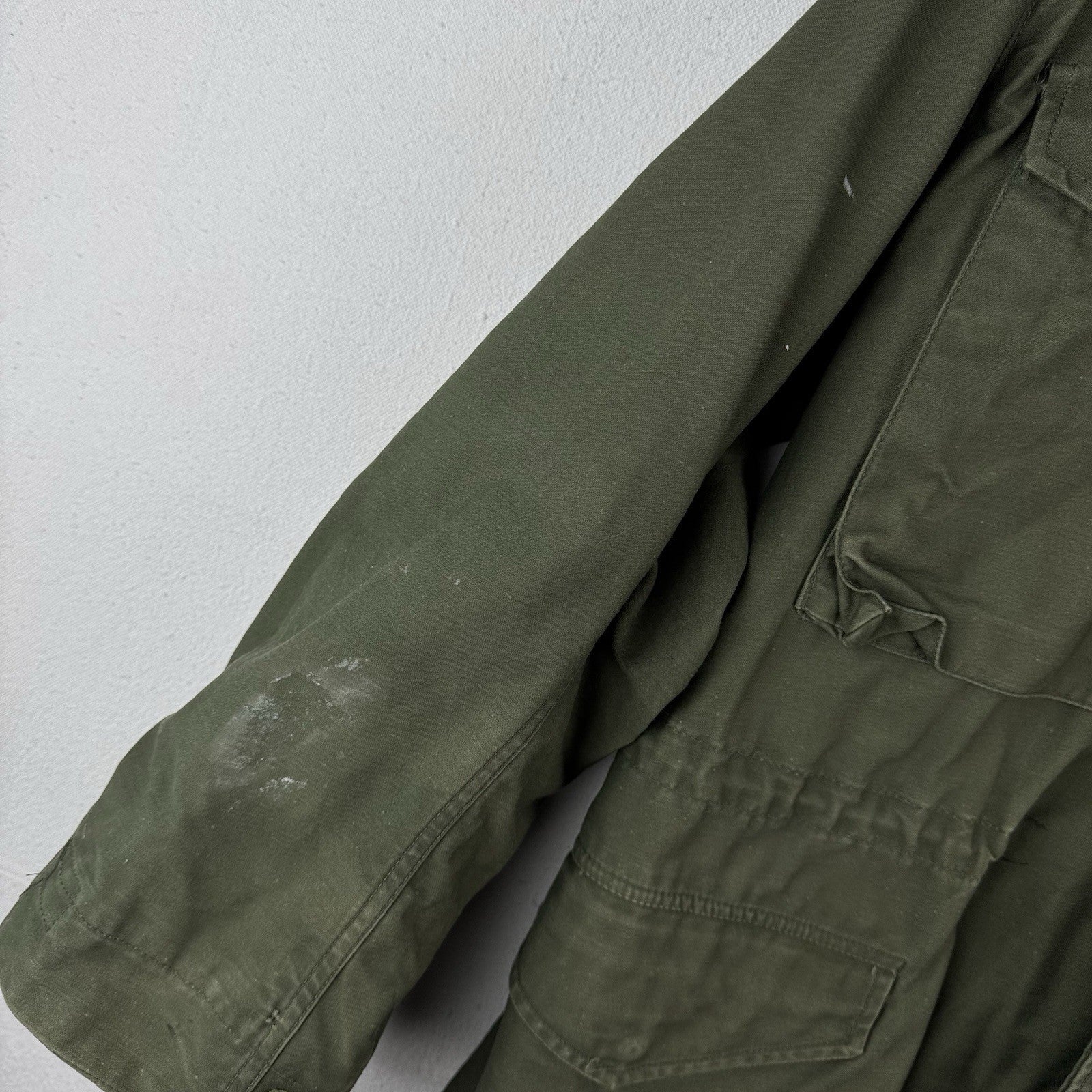 70’s Vtg Military Cold Weather Field Coat Jacket Size Small Short OG-107