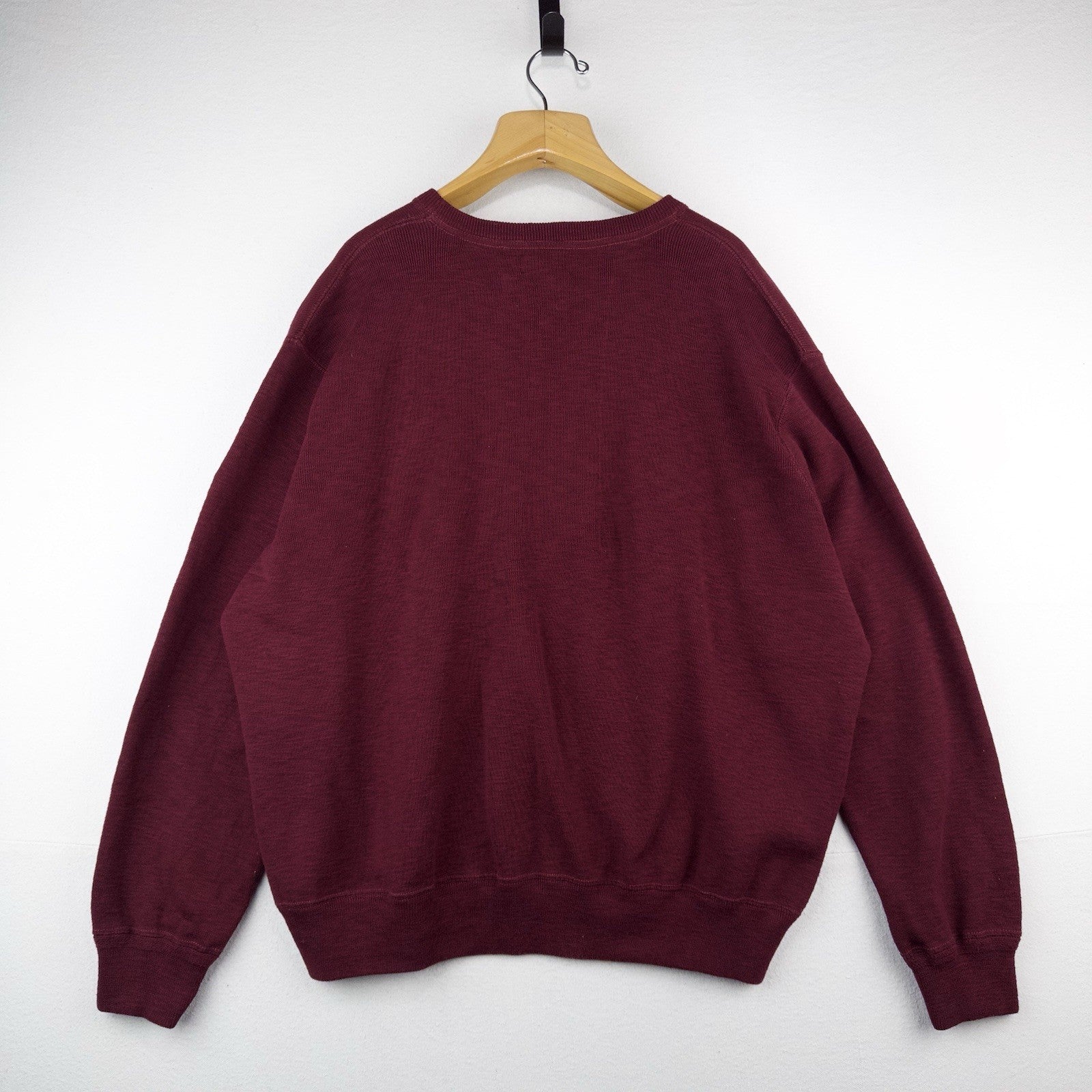 Polo Ralph Lauren 1967 Athl Dept Knit Crewneck Sweater Men’s 4XL Wine Red