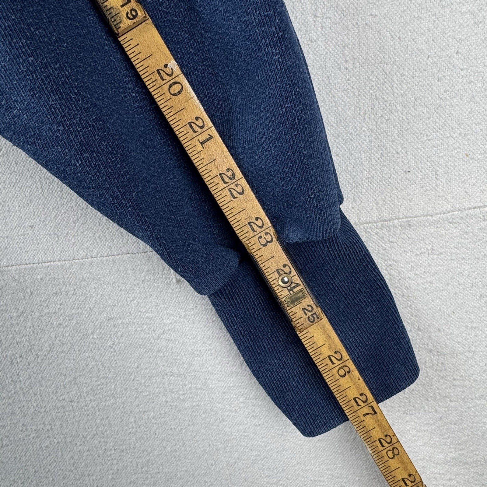 90’s Vintage Xavier University Crewneck Sweatshirt Blue Mens XL Made USA *Faded