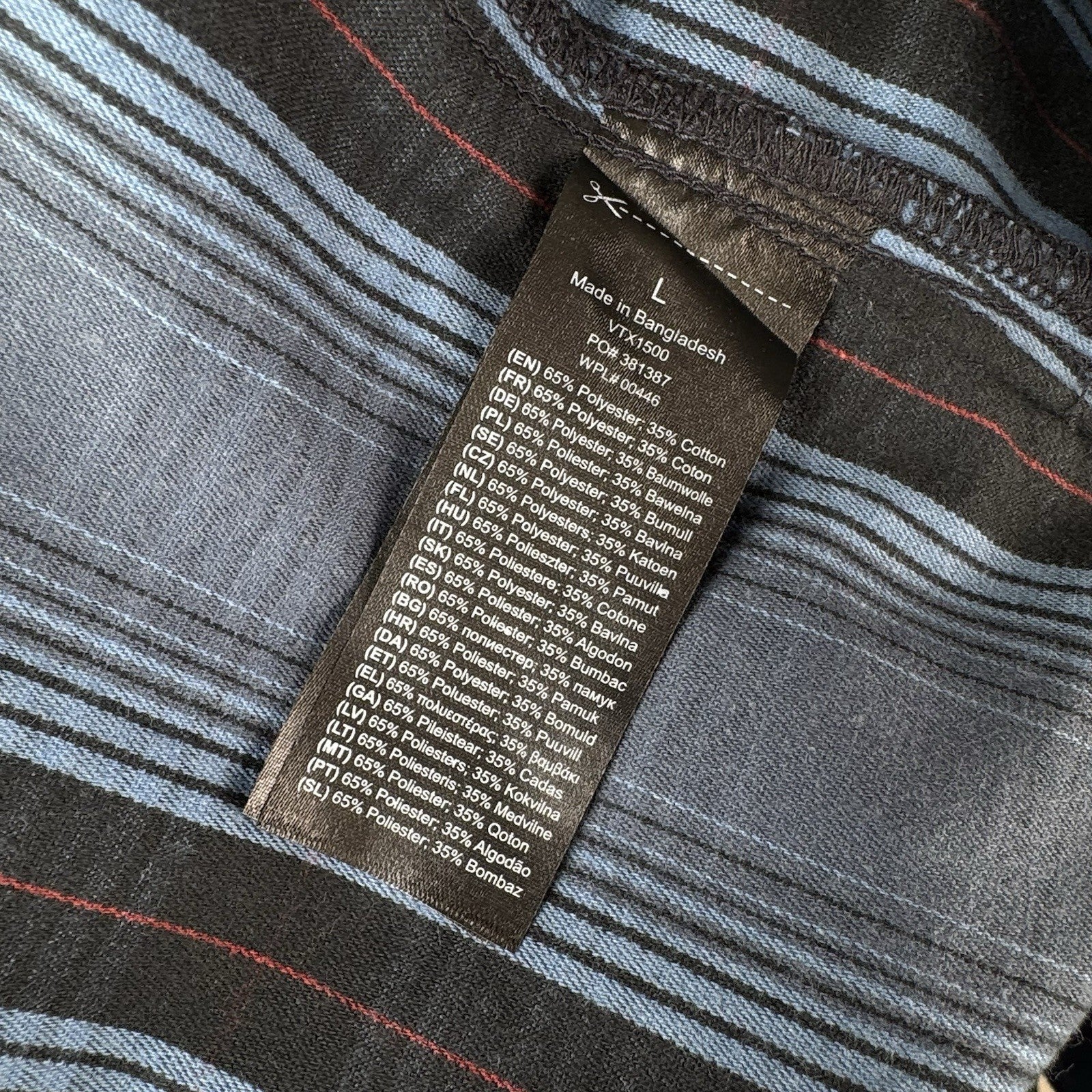 Vertx Canyon River Flannel Blue Ridge Plaid Men’s Large L Tactical Shirt