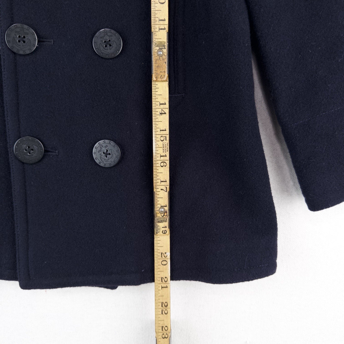 Polo Ralph Lauren Boy's 6 Wool-Blend Peacoat Navy Blue