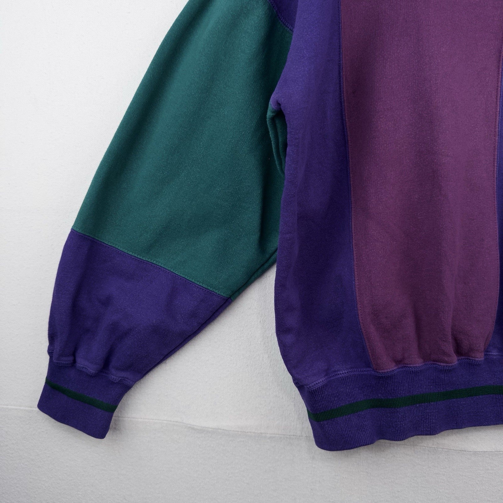 90’s Vtg Chaps Ralph Lauren Men’s L Color Block V-Neck Sweatshirt Sweater