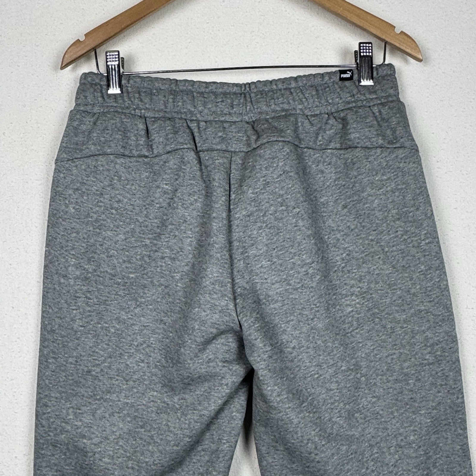 Puma Essential Embroidery Logo Sweat Hoodie + Matching Pants Tracksuits Gray M