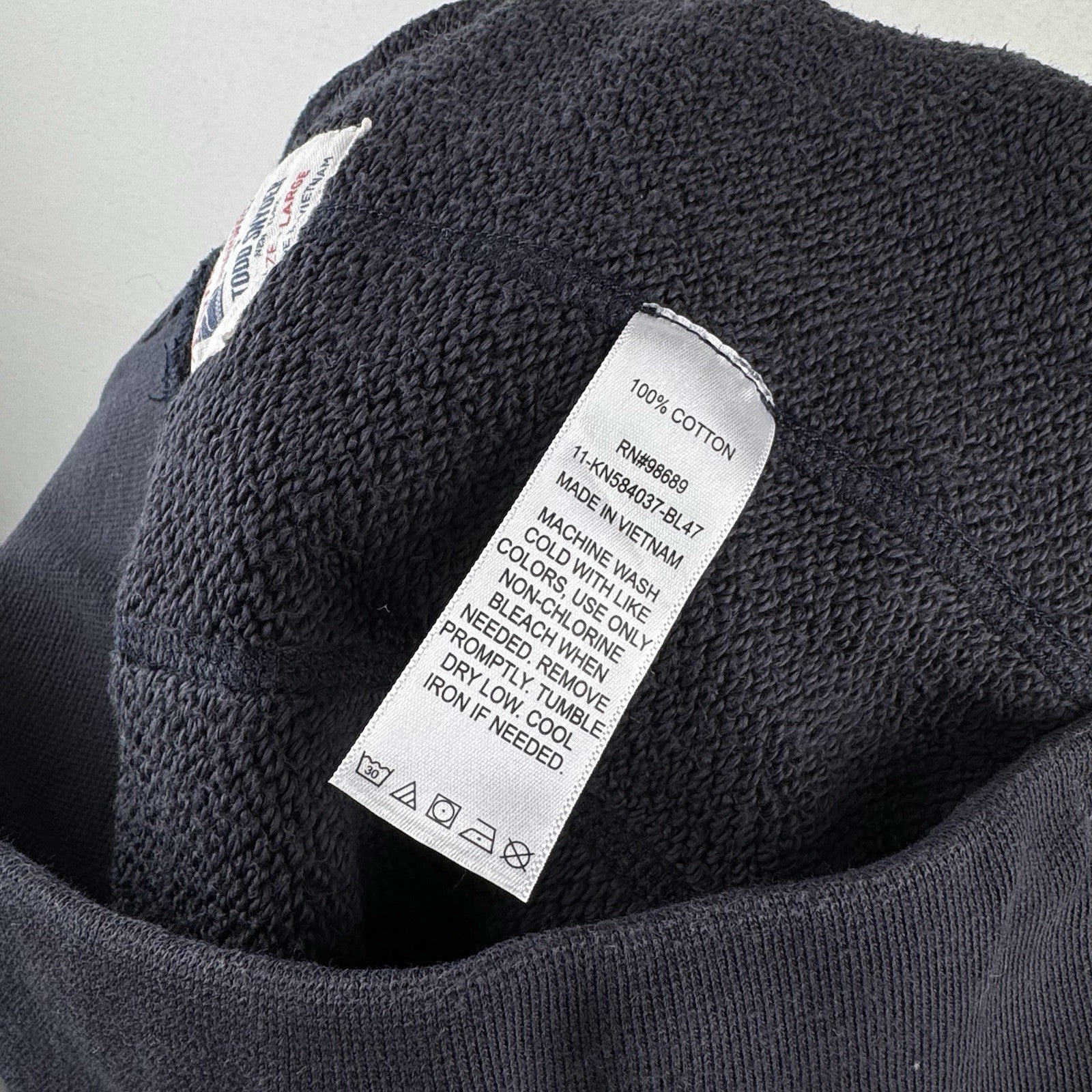 Todd Snyder X Champion Men’s Large Blue French Terry Sweatpants Joggers