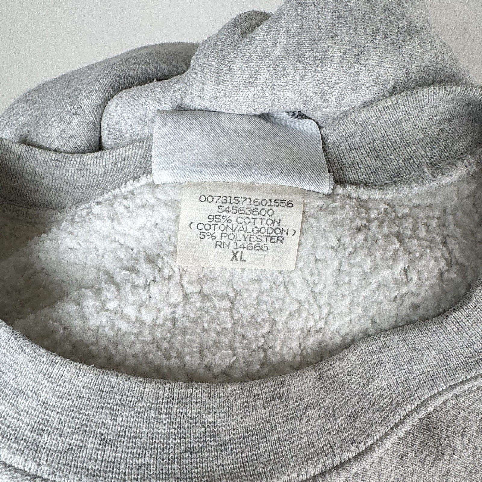 Vtg 90s Ernst & Young LLP Cross Grain Lee Heavyweight Sweatshirt XL Made In USA