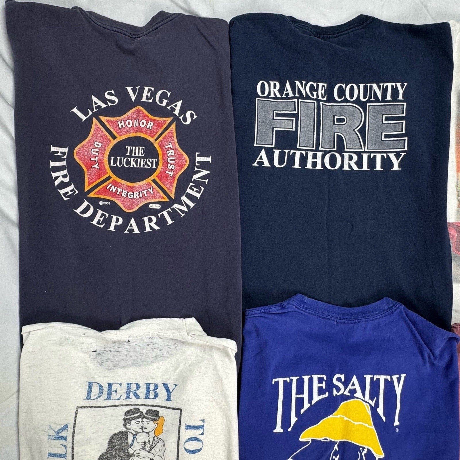 Lot of 10 Vintage T-shirt Wholesale Box M,L,XL,2XL