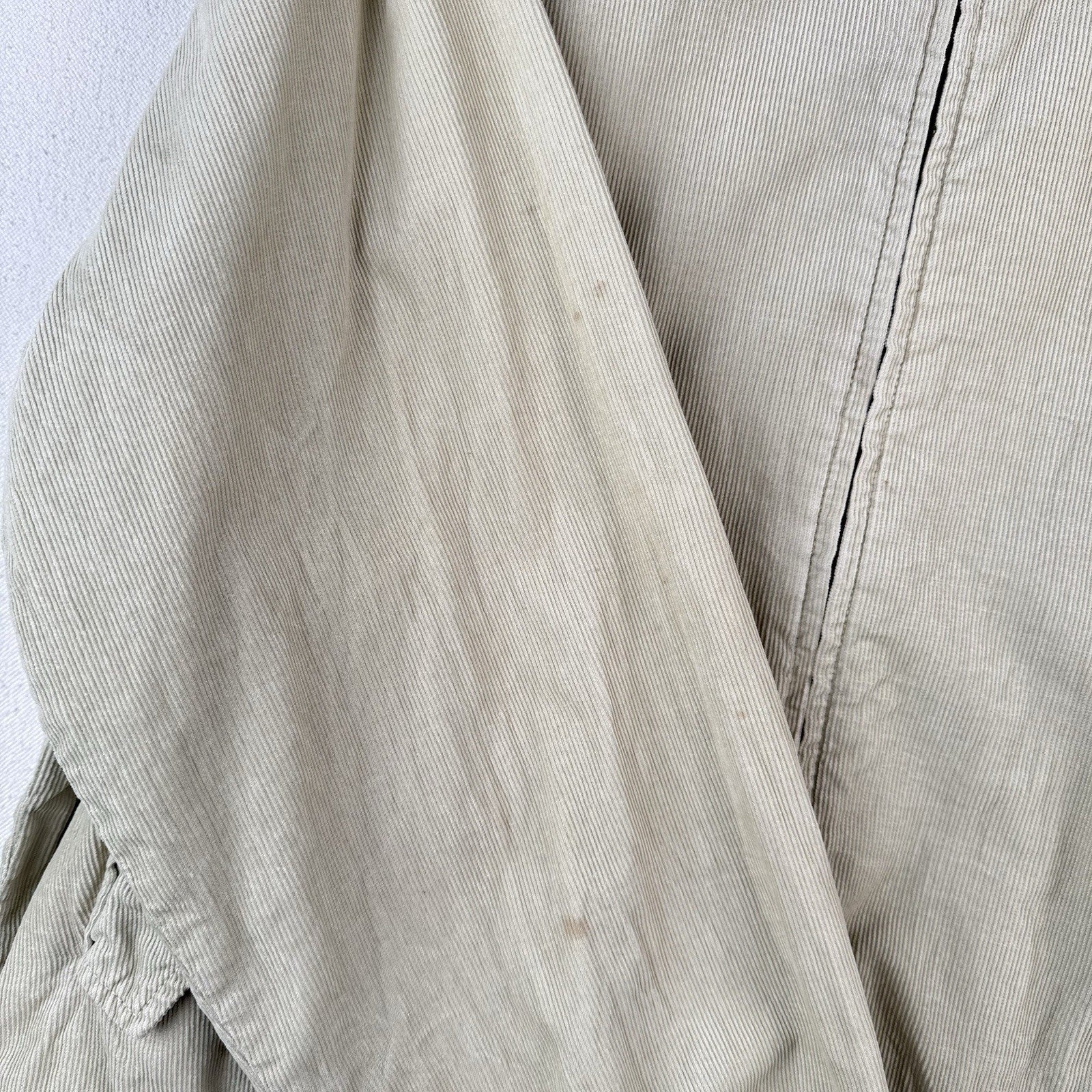 Vtg Ralph Lauren Polo Jeans Co Men’s L Harrington Corduroy Zip Bomber Jacket