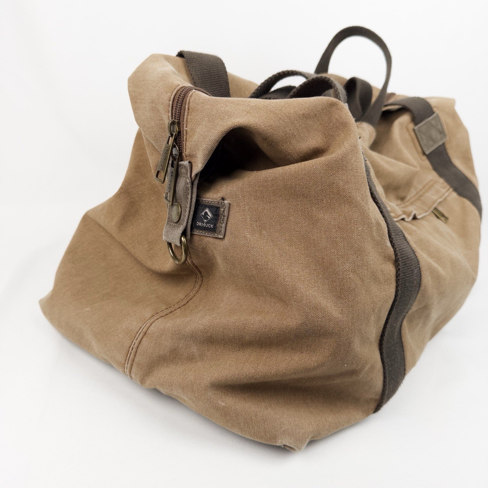 Dri Duck Tan Canvas 20” Duffle Weekender Bag Concrete Canvas 45.9L