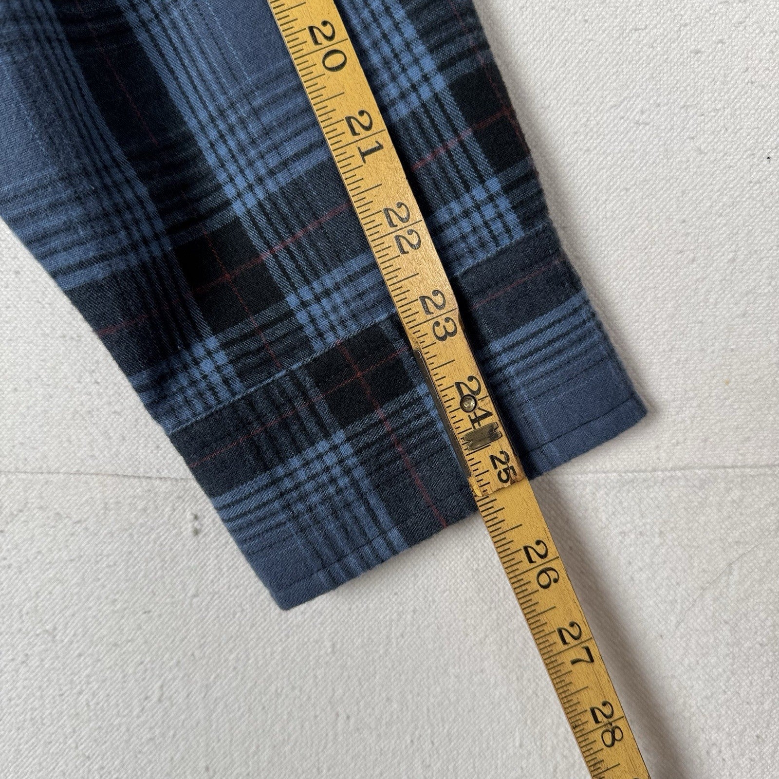 Vertx Canyon River Flannel Blue Ridge Plaid Men’s Large L Tactical Shirt
