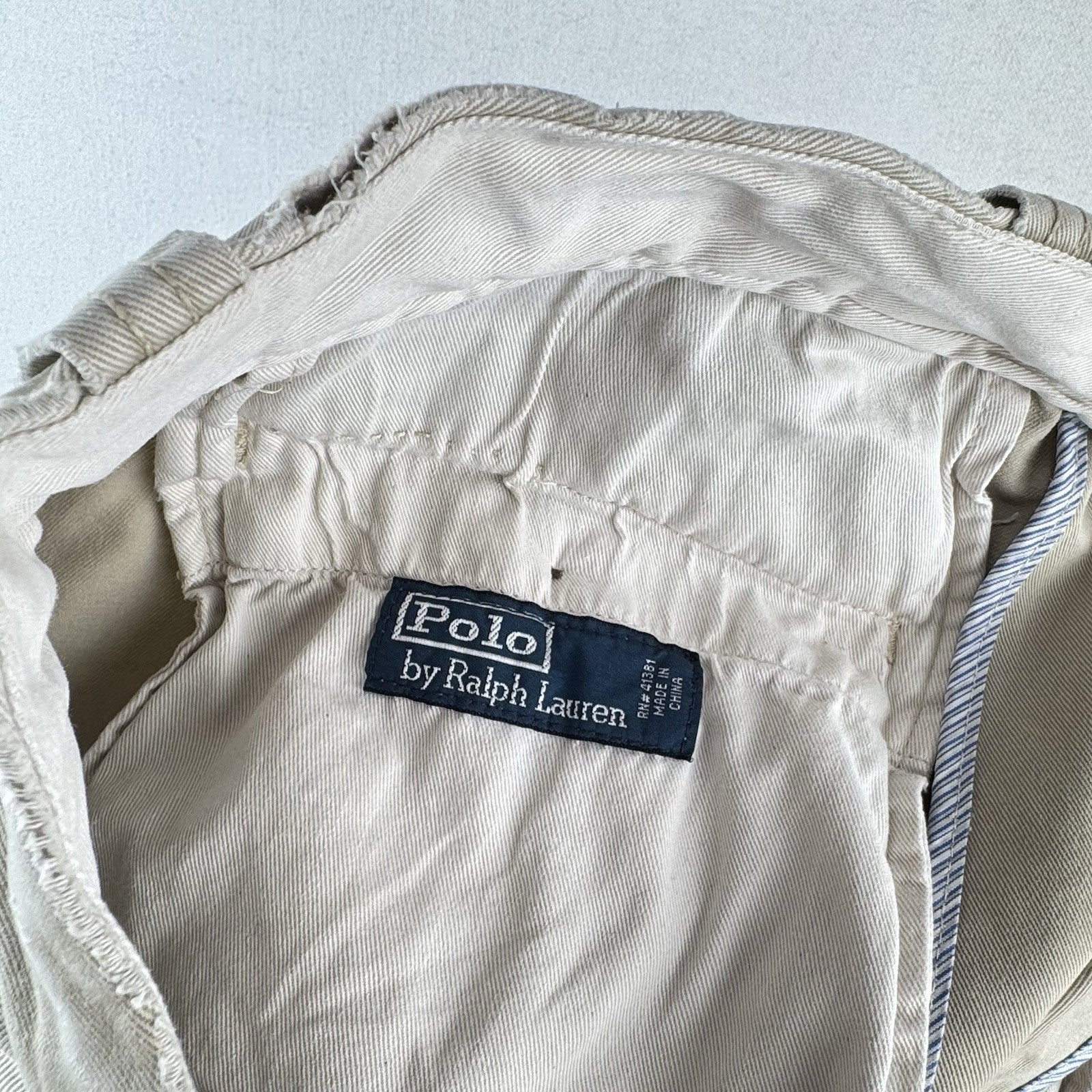 Polo Ralph Lauren Pollack Paint Splatter Distressed Buckle Back Chino Pant 36x30